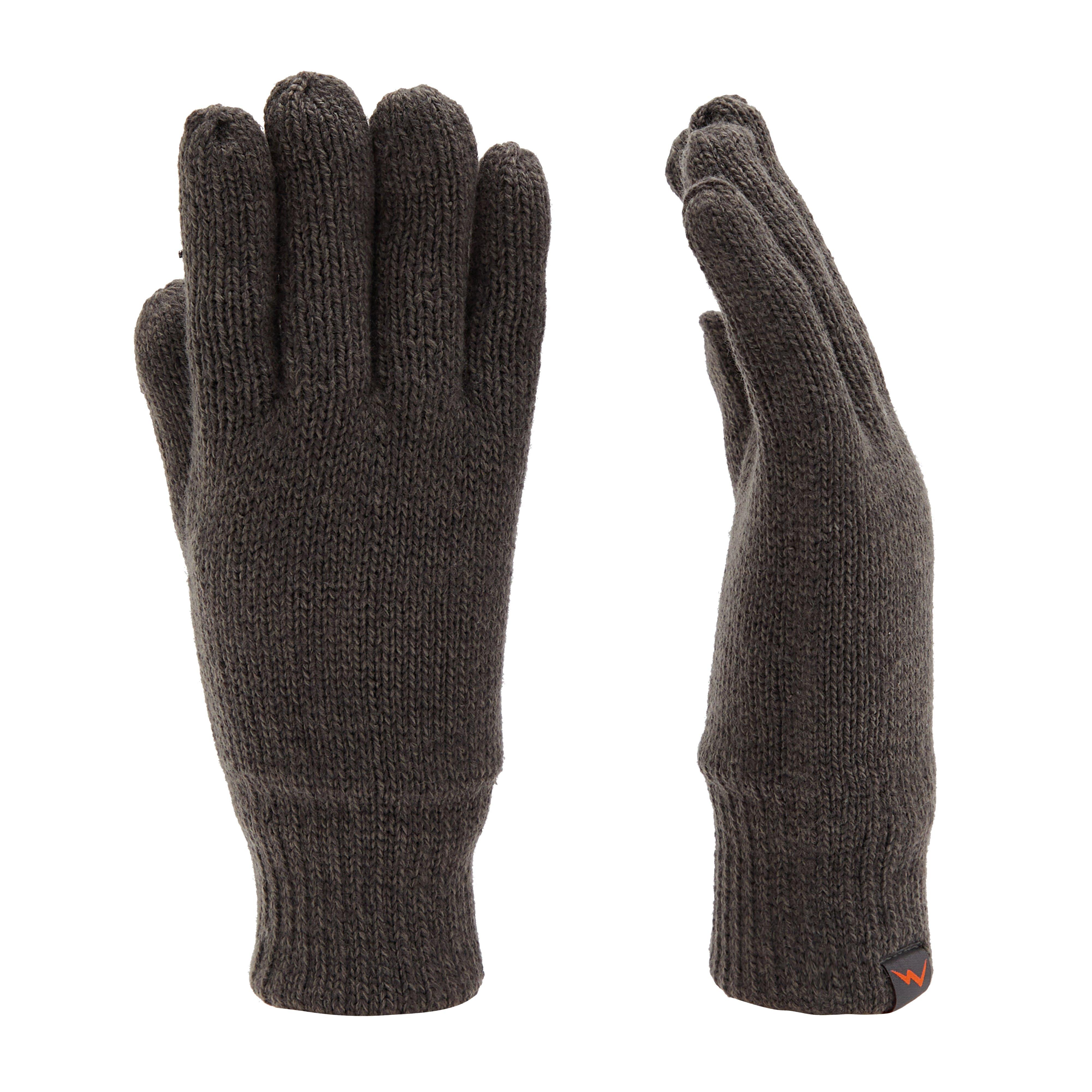 Peter Storm Mens Winter Thermal Gloves - Brown - Size Medium