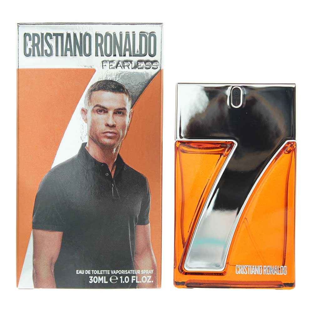 Cristiano Ronaldo Mens Cr7 Fearless Eau de Toilette 30ml Spray for Him - One Size