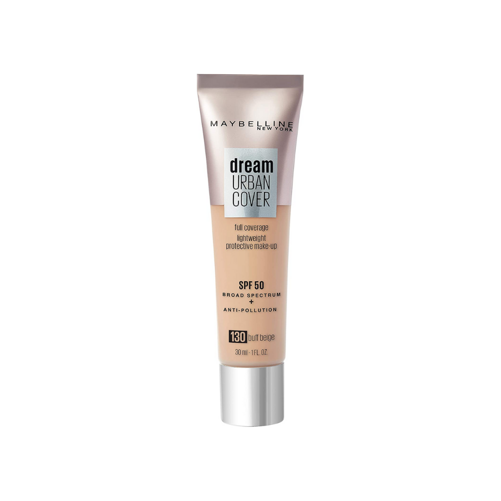 Maybelline New York Womens Dream Urban Cover Full Coverage Foundation 30ml - 130 Buff Beige - One Size