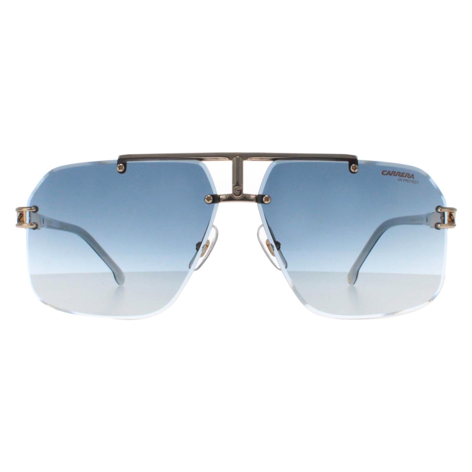 Carrera Rimless Mens Gold Blue Gradient 1054/S Metal - One Size