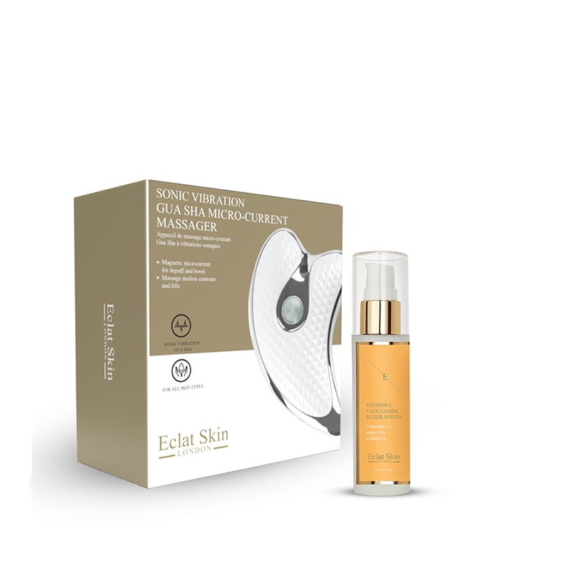 Eclat Skin London Unisex Gua Sha + Vitamin C Serum 60ml - NA - One Size