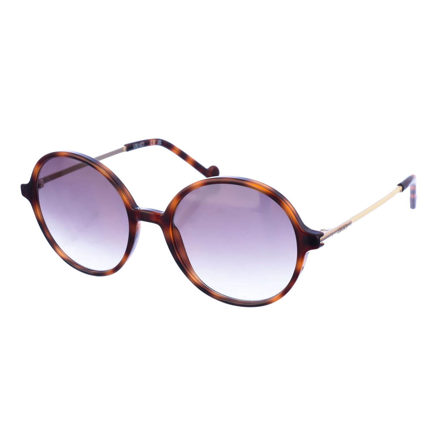 Liu Jo Womens Acetate and metal sunglasses with oval shape LJ729S women - Brown - One Size