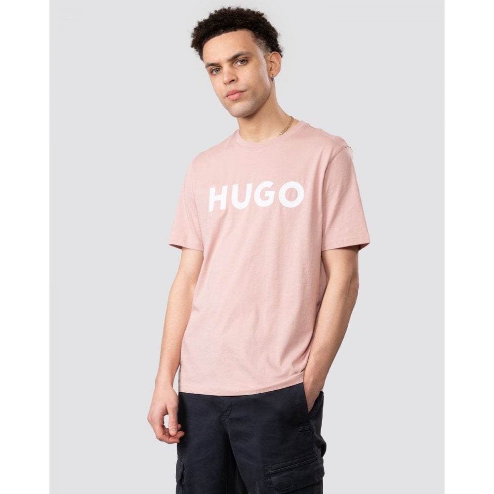 Hugo Dulivio Mens T-Shirt - Blue material_cotton - Size Small