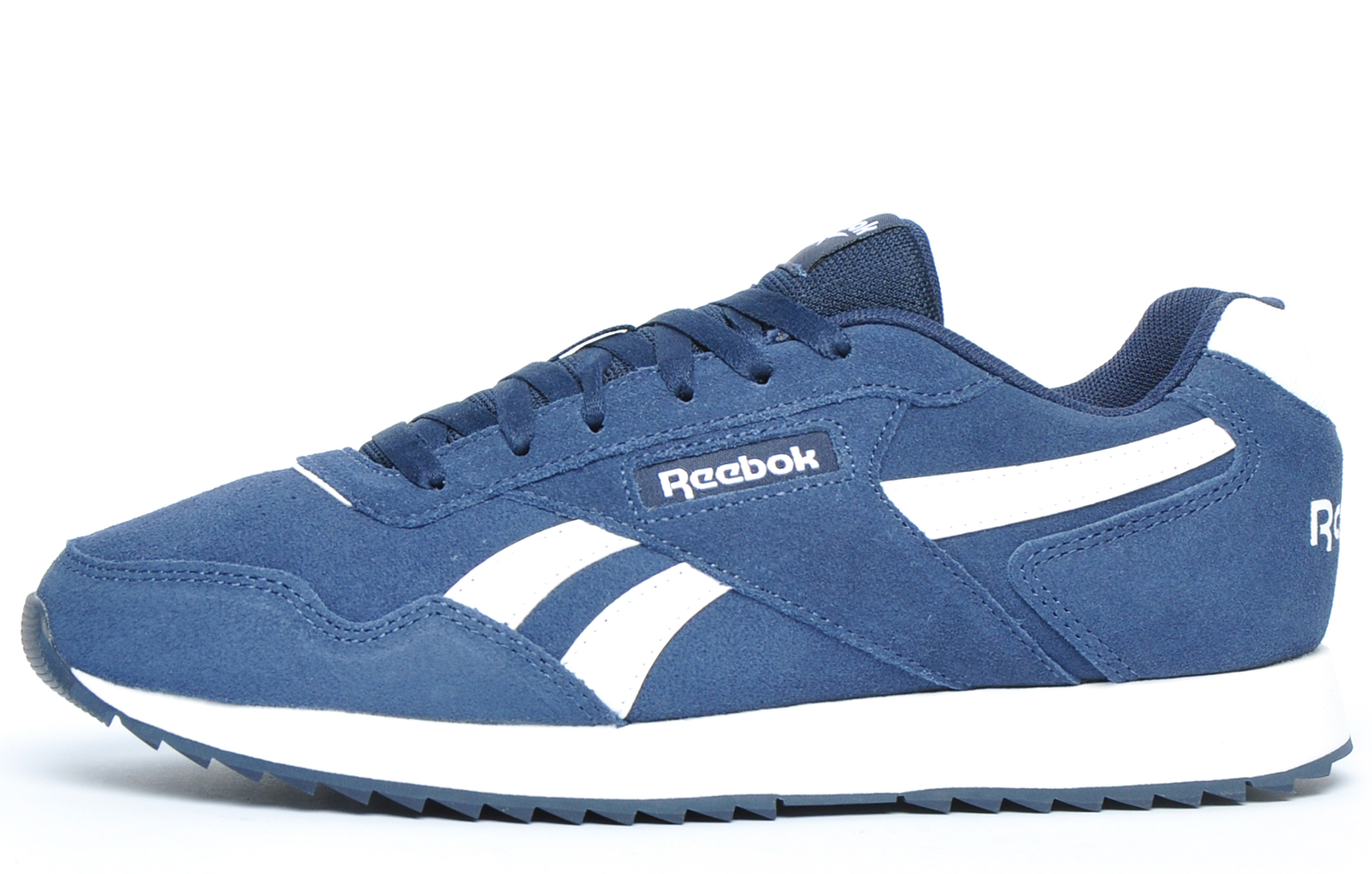 Men's Reebok Classics Glide Ripple Trainers in Navy