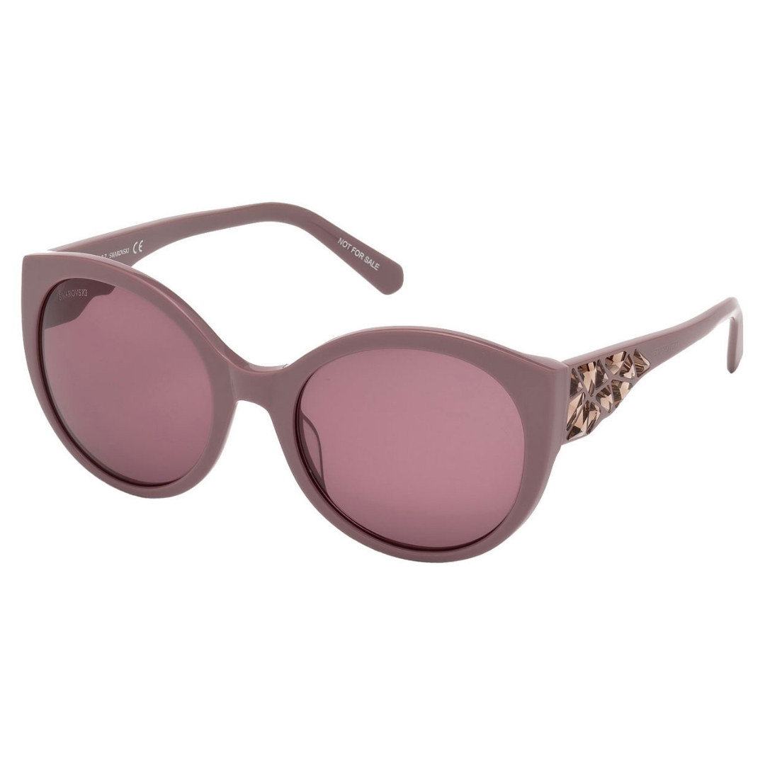 Swarovski Womens SK0174 72S Sunglasses - Pink - One Size