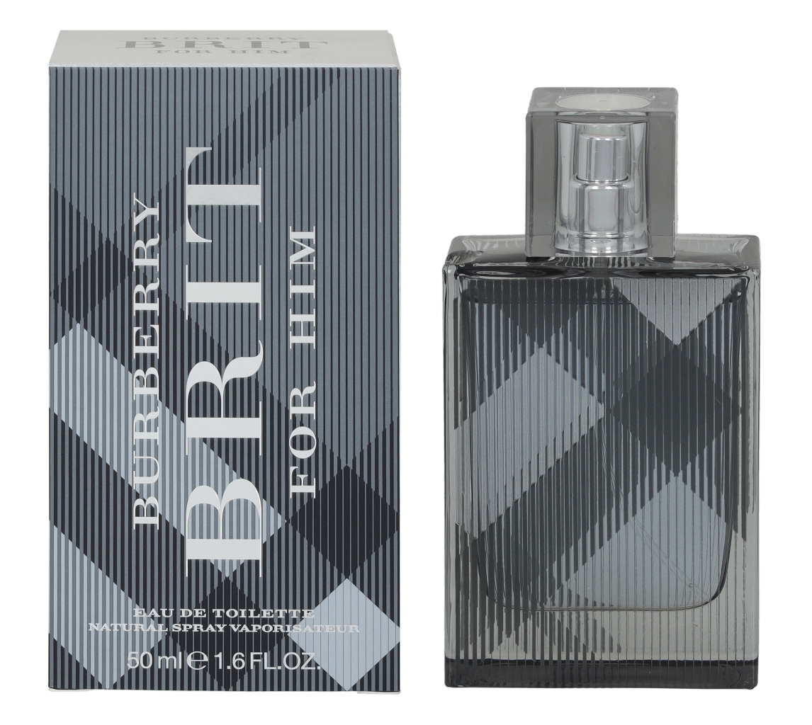 Burberry Mens Brit For Him Edt Spray 50ml - One Size