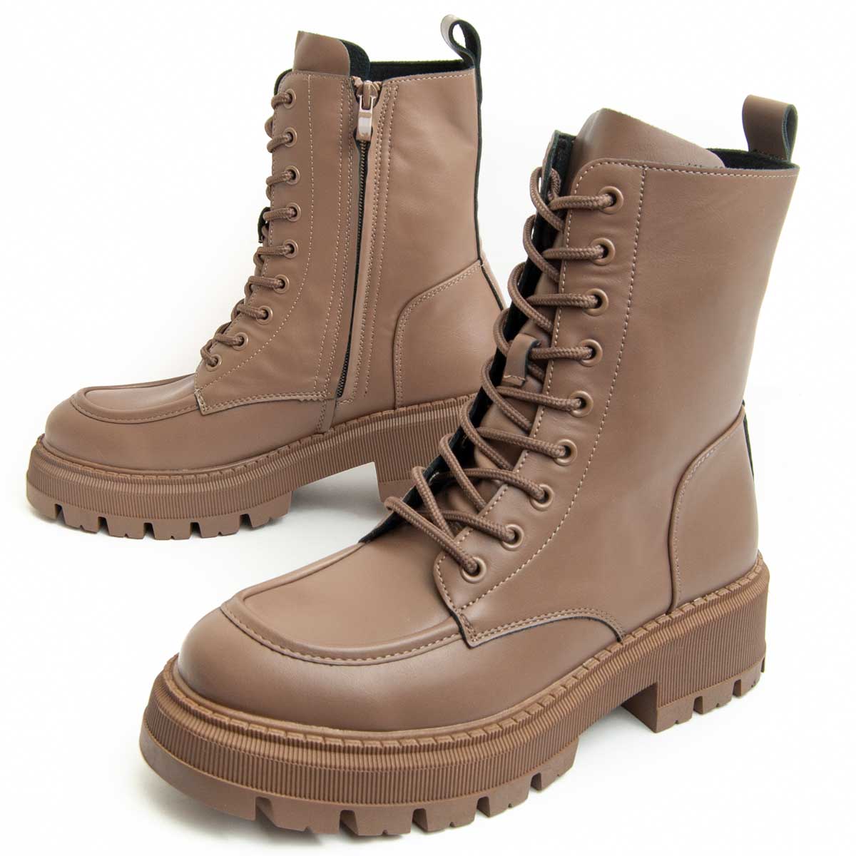 Montevita Womens Platform Boot Bottavita15 In Brown - Size Eu 37