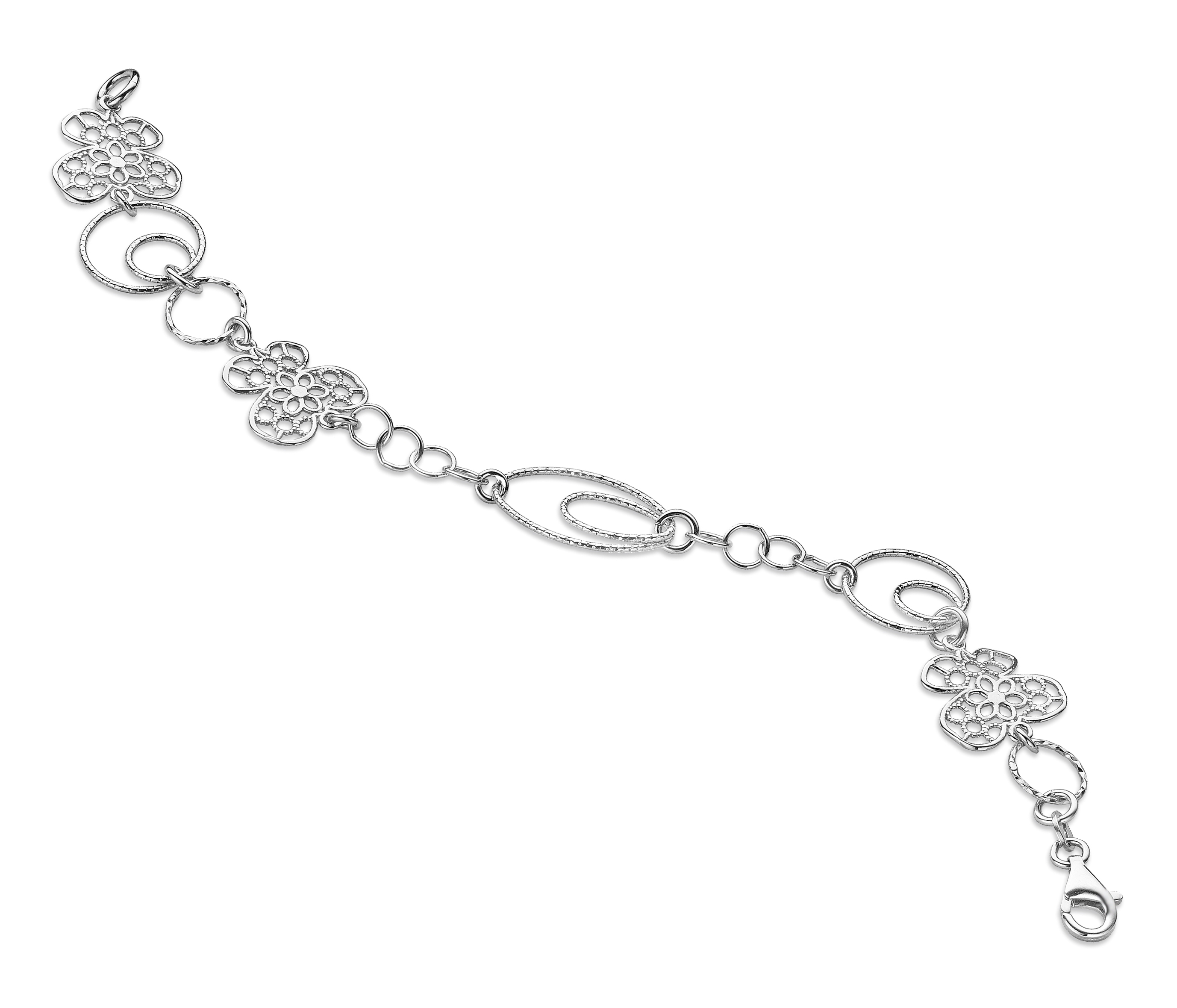 Orphelia WoMens 925 Sterling Silver Bracelet - ZA-1971 - One Size