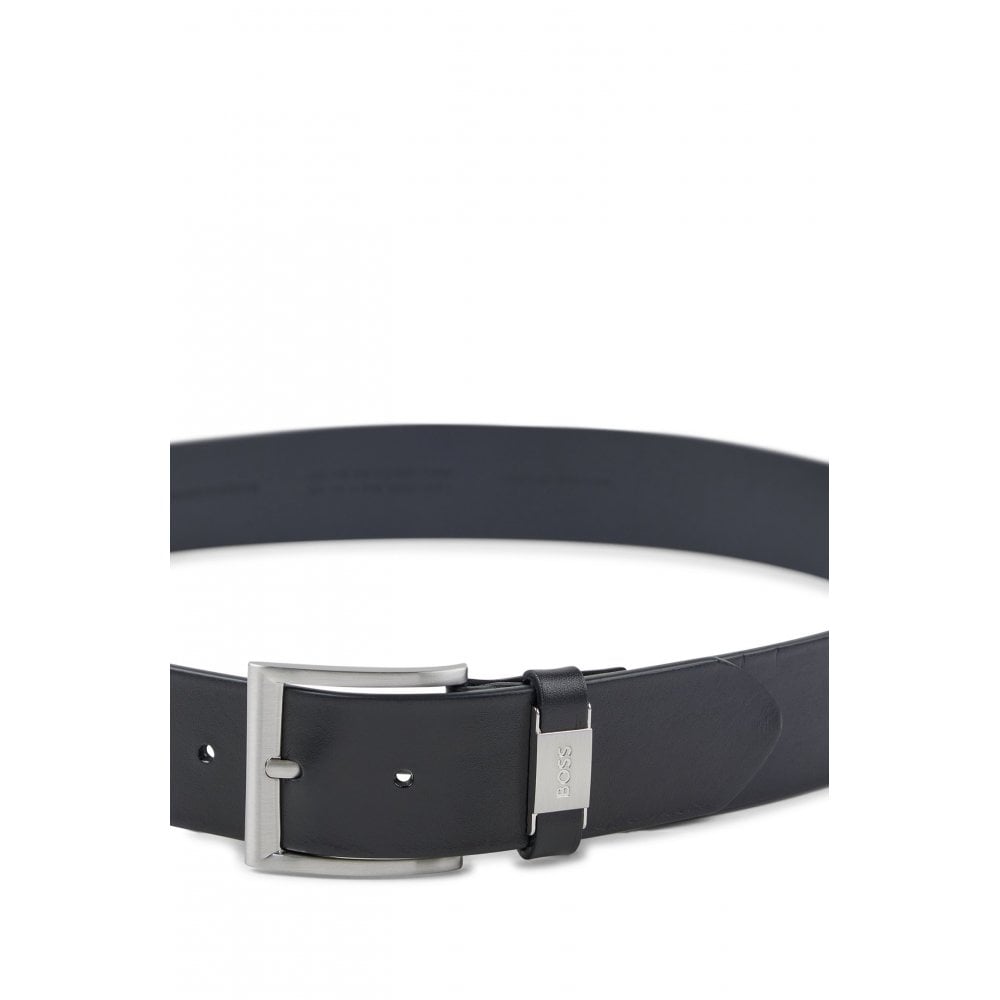 Boss Orange Connio Mens Leather Belt - Black - Size 36 inches