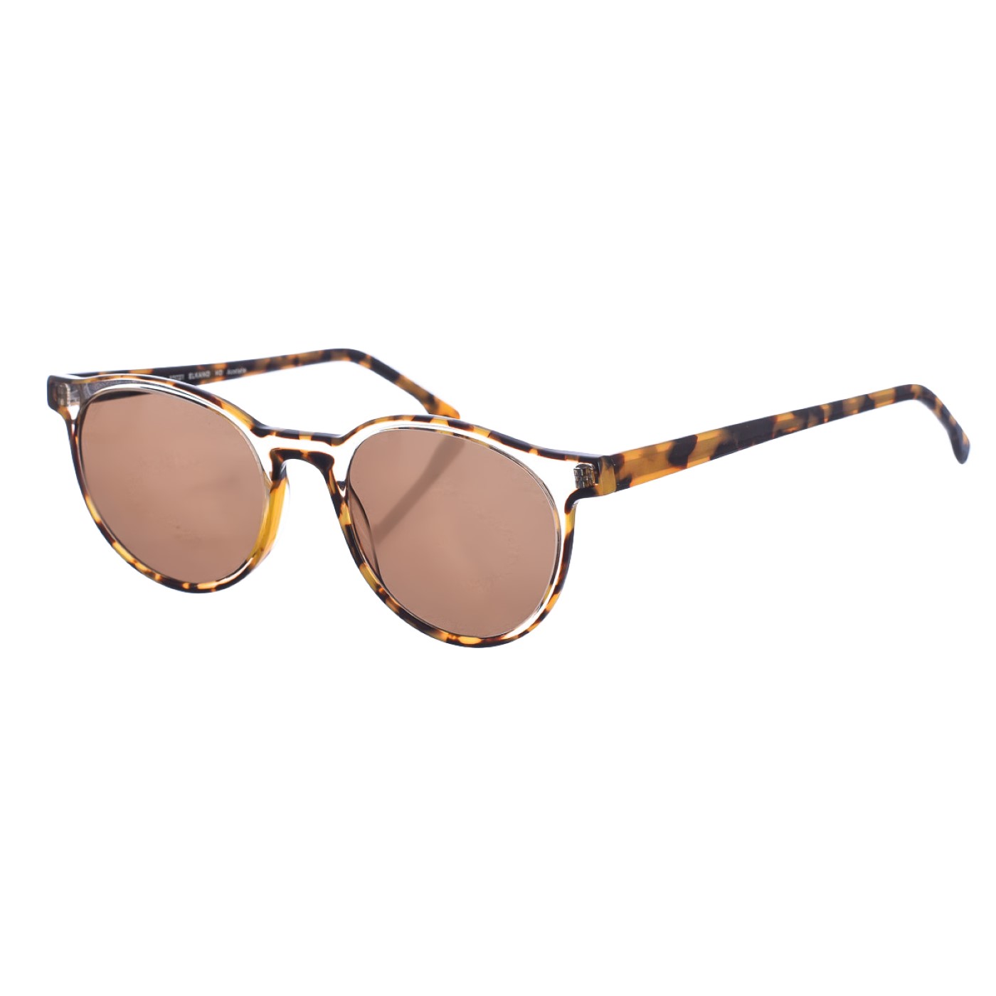 Zen Unisex Z487 Pantos Shape Acetate Sunglasses - Brown - One Size