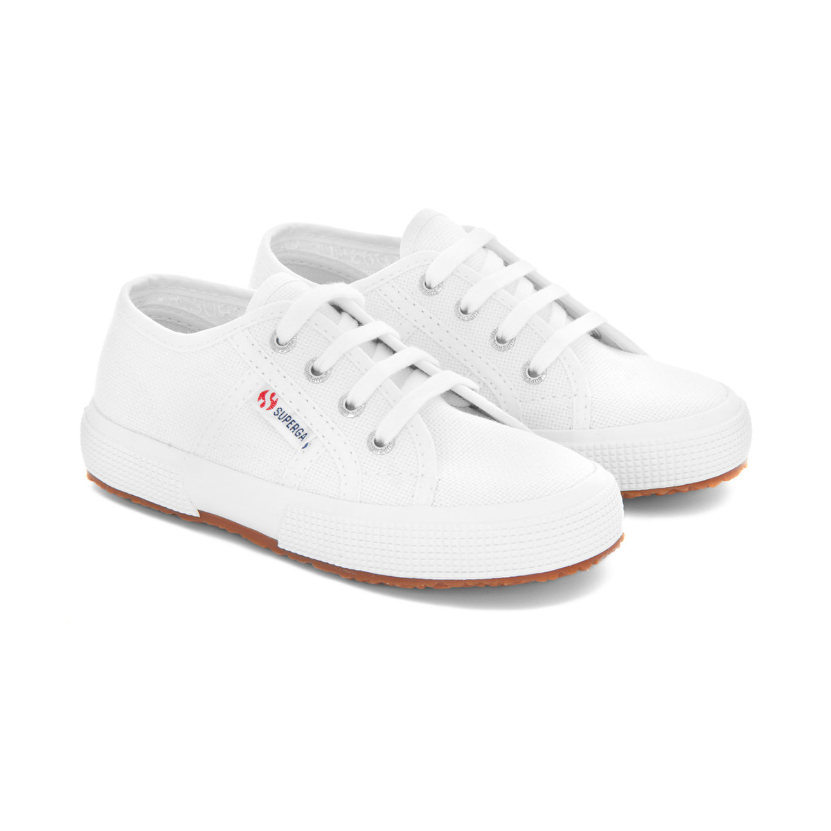 Superga Childrens Unisex Childrens/Kids 2750 Jcot Leather Trainers (White) - Size UK 13 Kids