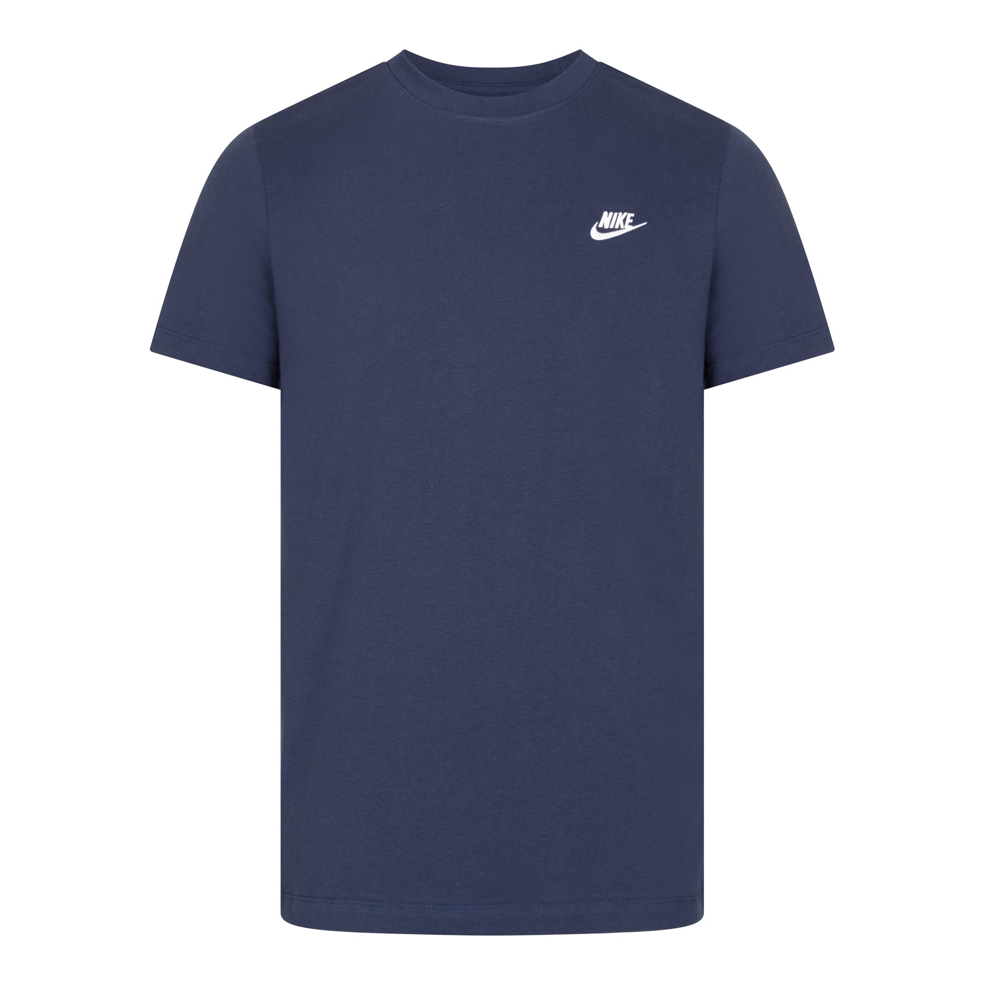 Nike Sportswear Mens Club T Shirt Midnight Navy Cotton - Size X-Large