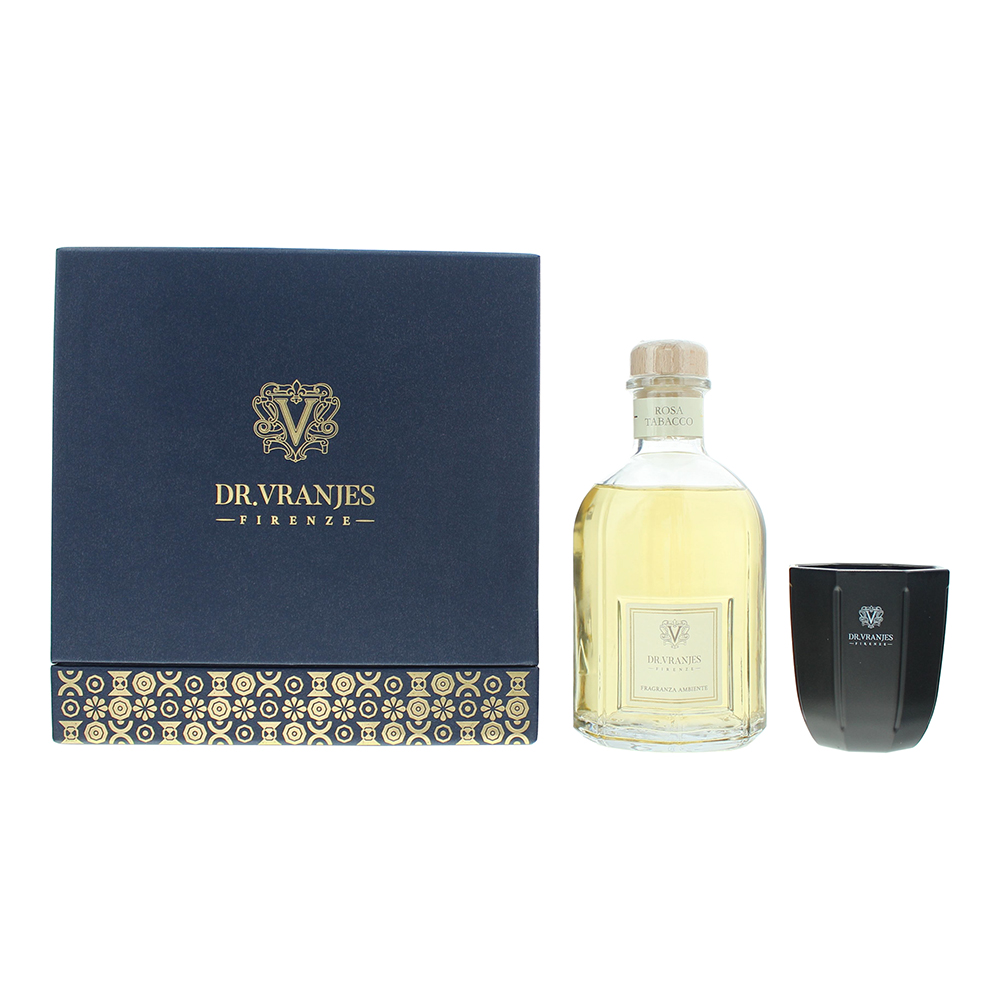 Dr. Vranjes Unisex Firenze Rosa Tabacco Diffuser 250ml + Candle 80ml Gift Set - One Size