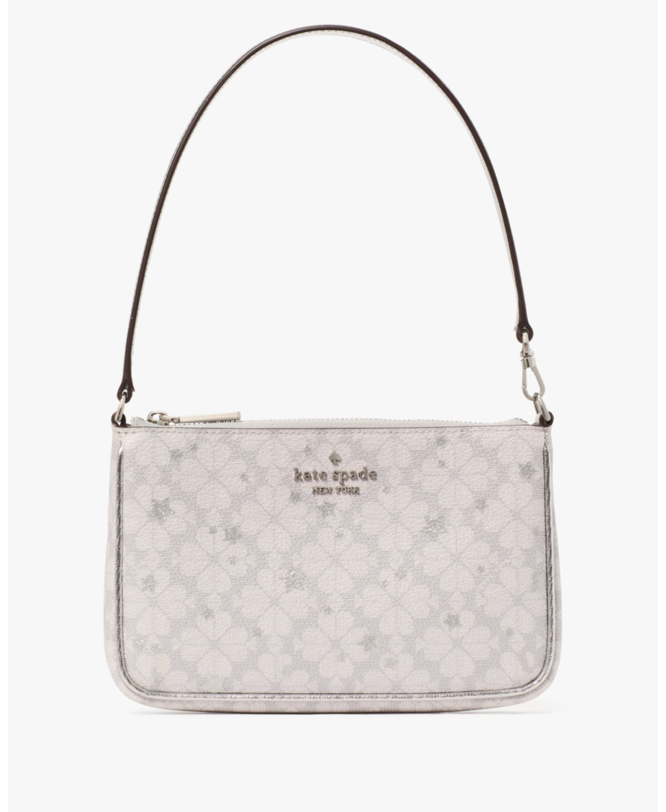 Kate Spade Womens Flower Star Toss Convertible Wristlet - Grey - One Size