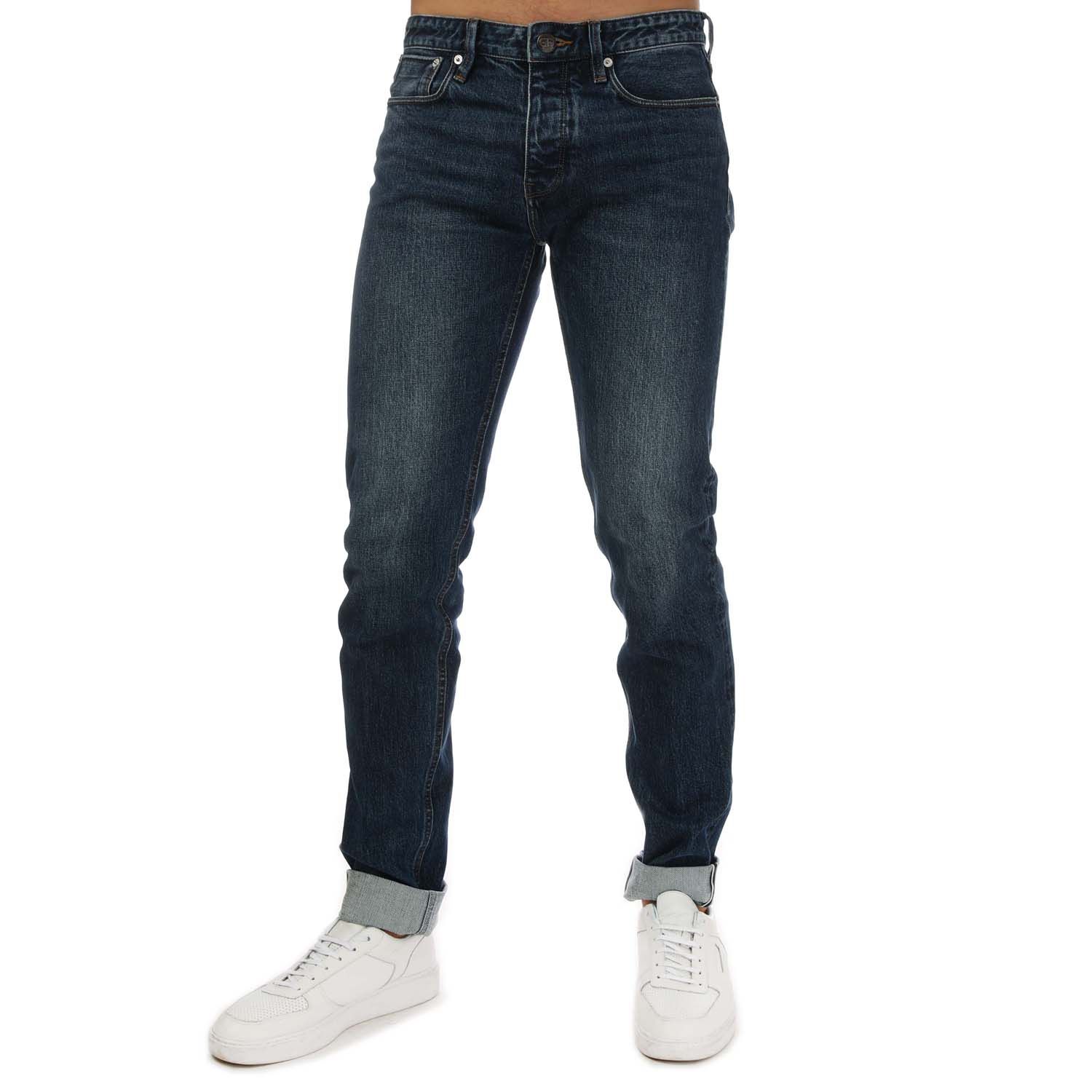 Armani Mens J75 Slim Fit Jeans in Denim - Blue material_cotton - Size 38W/32L