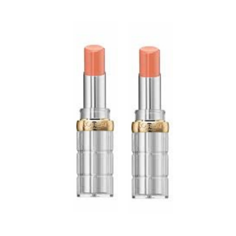 L'Oreal Paris Womens 2 x Color Riche Shine Lipstick 3.8g - 247 Shot of Sun - NA - One Size