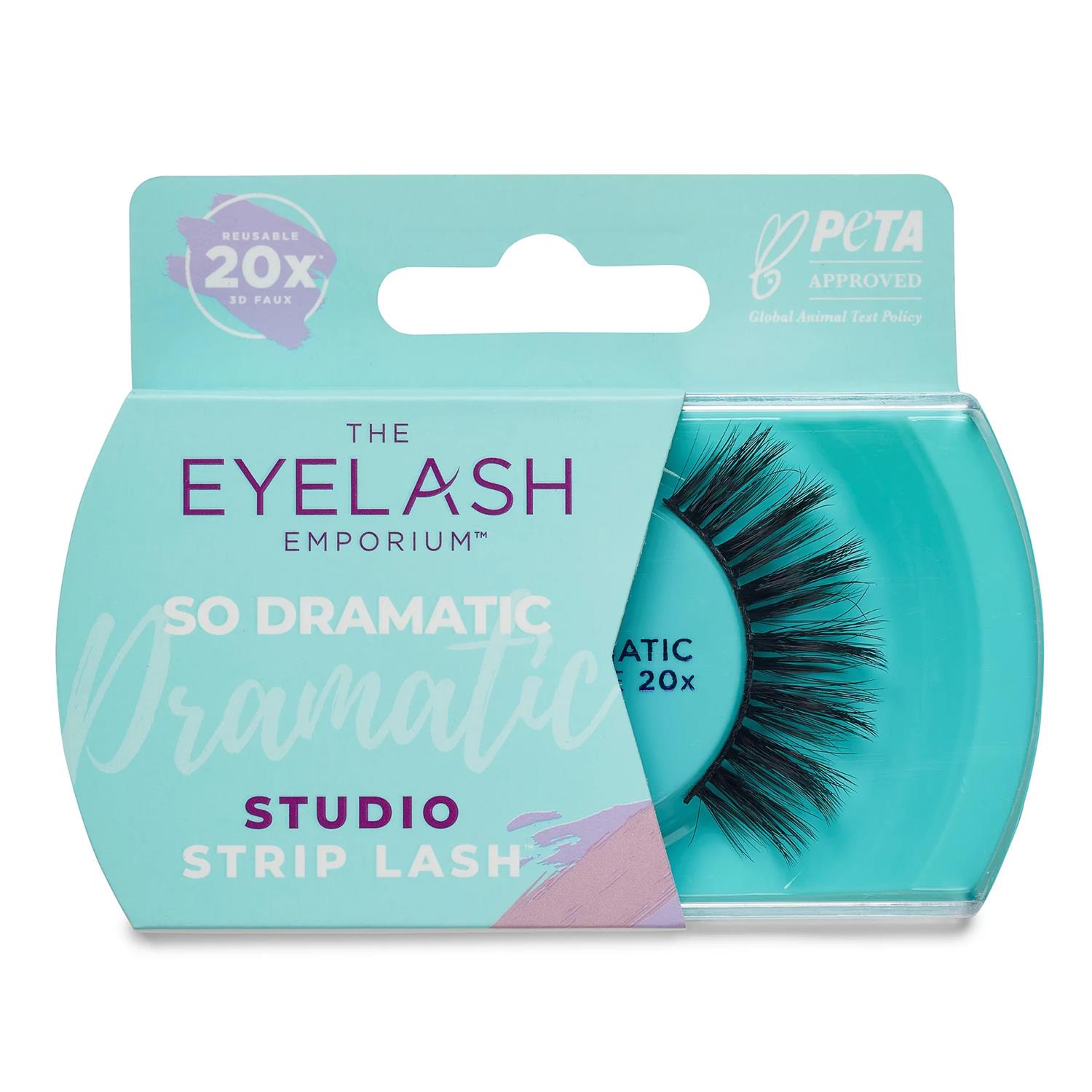 Eyelash Emporium Womens So Dramatic Studio Strip Lashes Up to 20 Wears - One Size