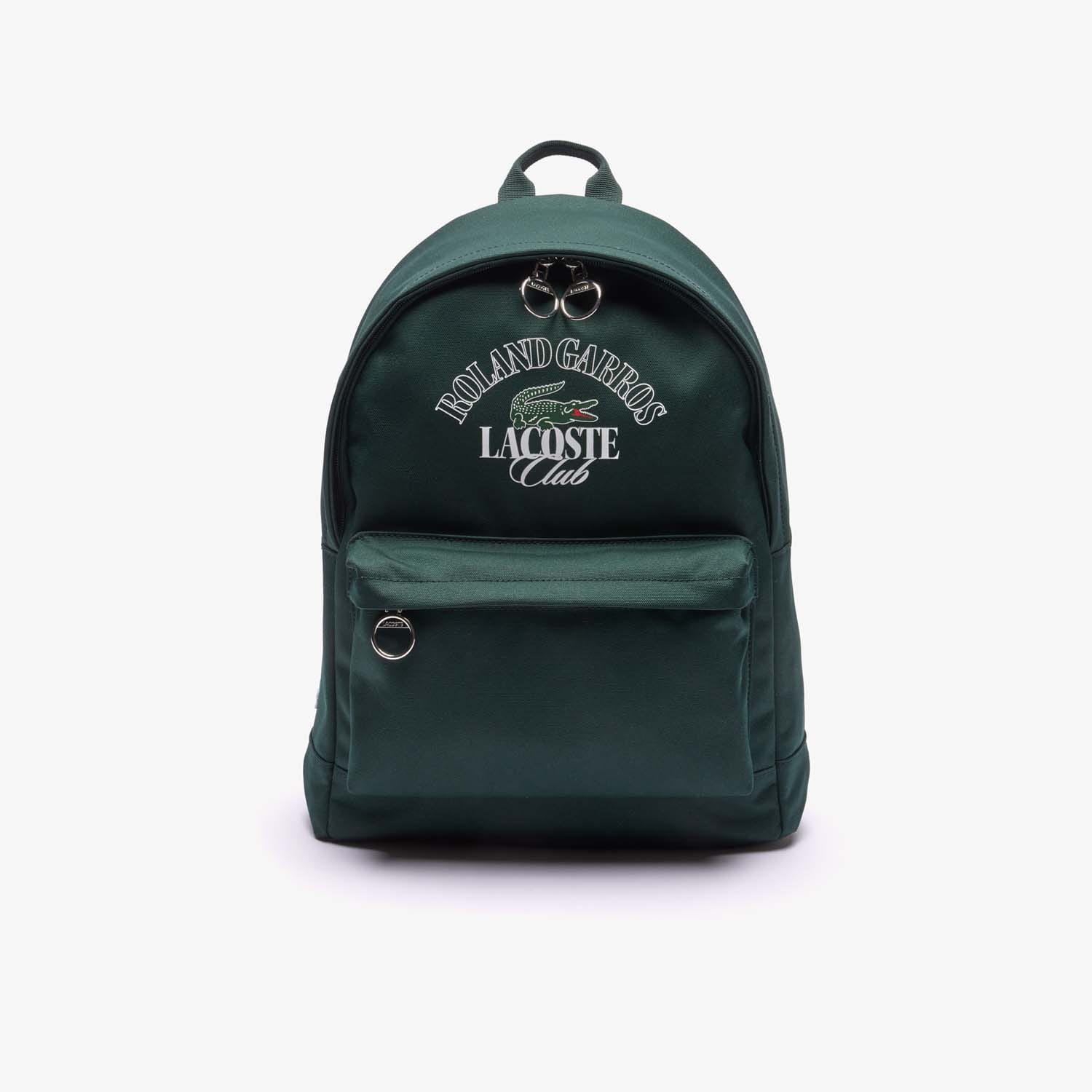 Lacoste Mens Accessories Roland-Garros Edition Backpack in Green - One Size