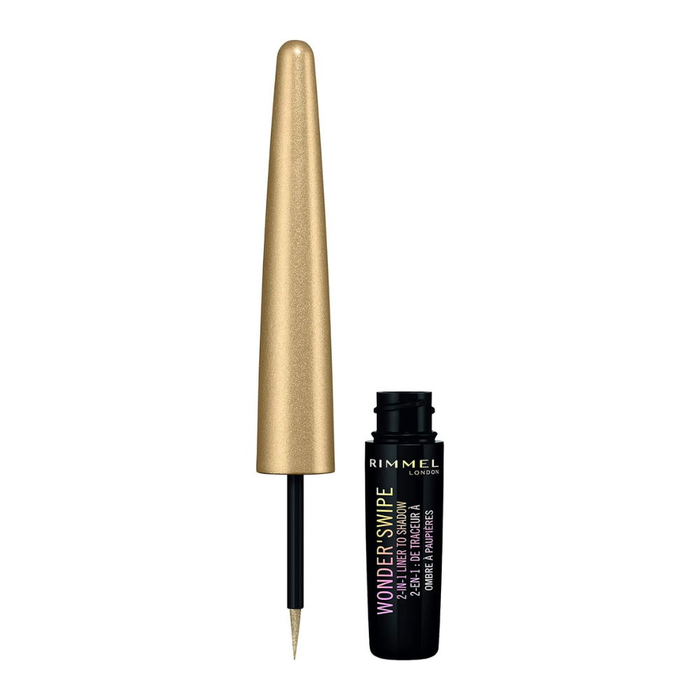 Rimmel London Womens Wonder Swipe 2-in-1 Glitter Eyeliner to EyeBallin - 003 Ballin - One Size