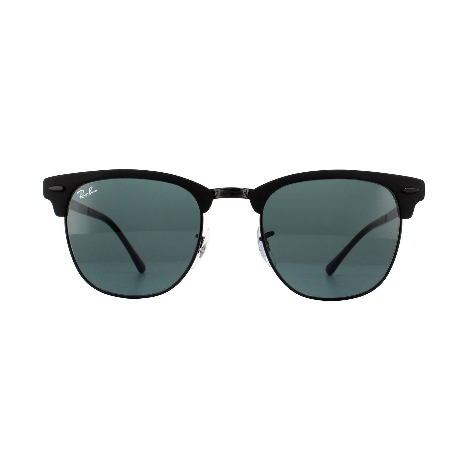 Ray-Ban Unisex Sunglasses Clubmaster Metal RB3716 186/R5 Matte Black Grey - One Size