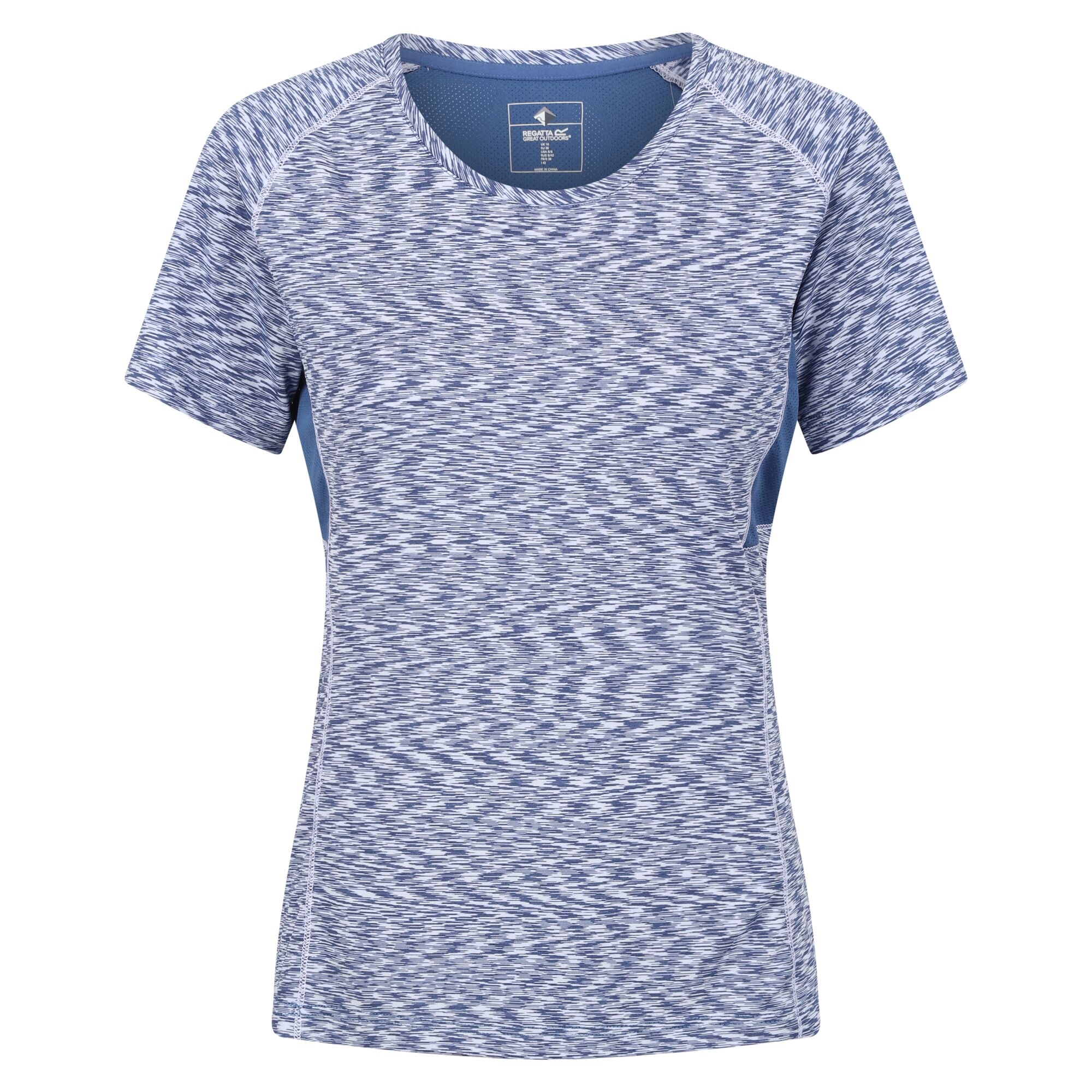 Regatta Womens/Ladies Laxley T-Shirt (Dusty Denim) - Dark Blue material_polyester - Size 8 UK