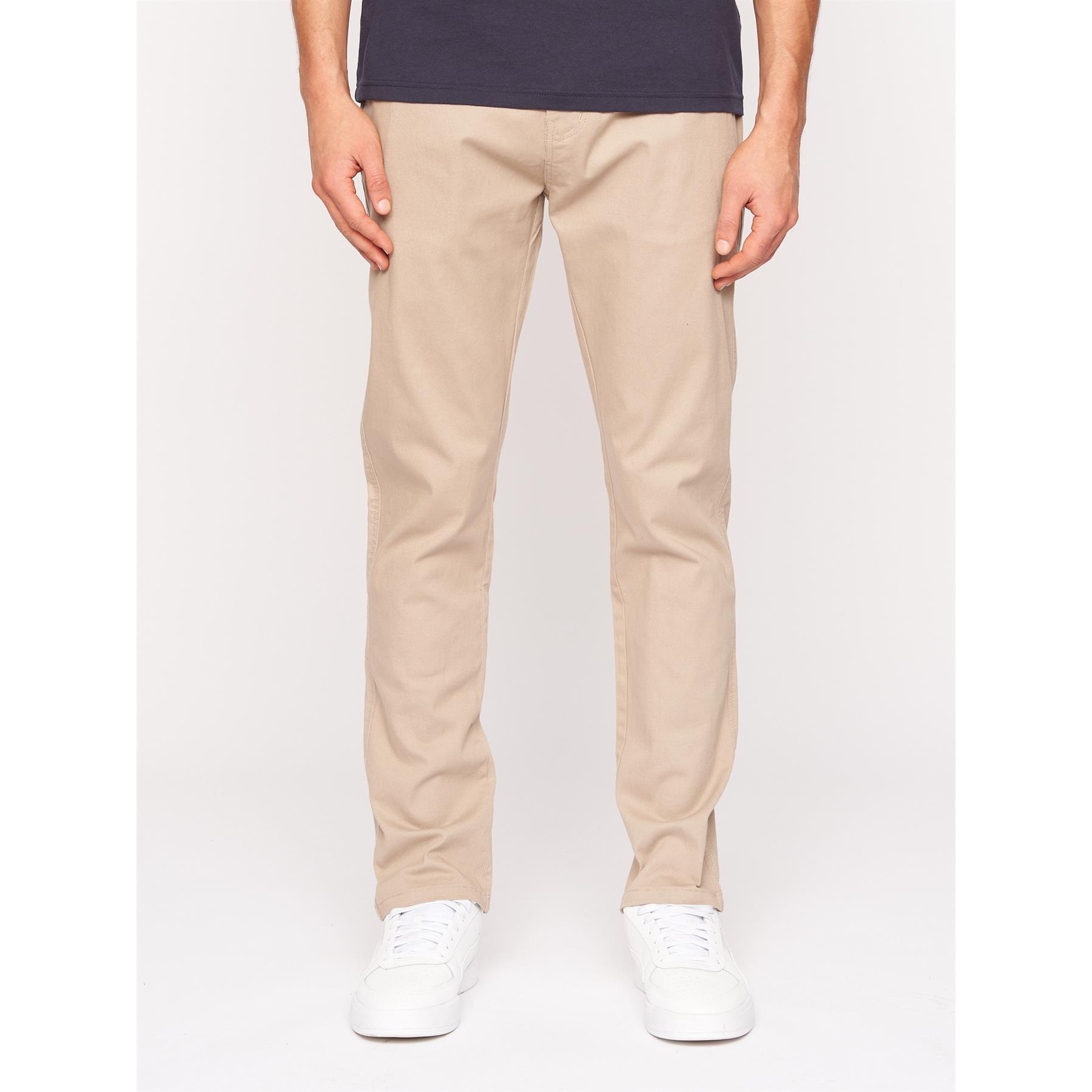 Crosshatch Mens Roysden Chinos (Beige) - Size 38 Regular