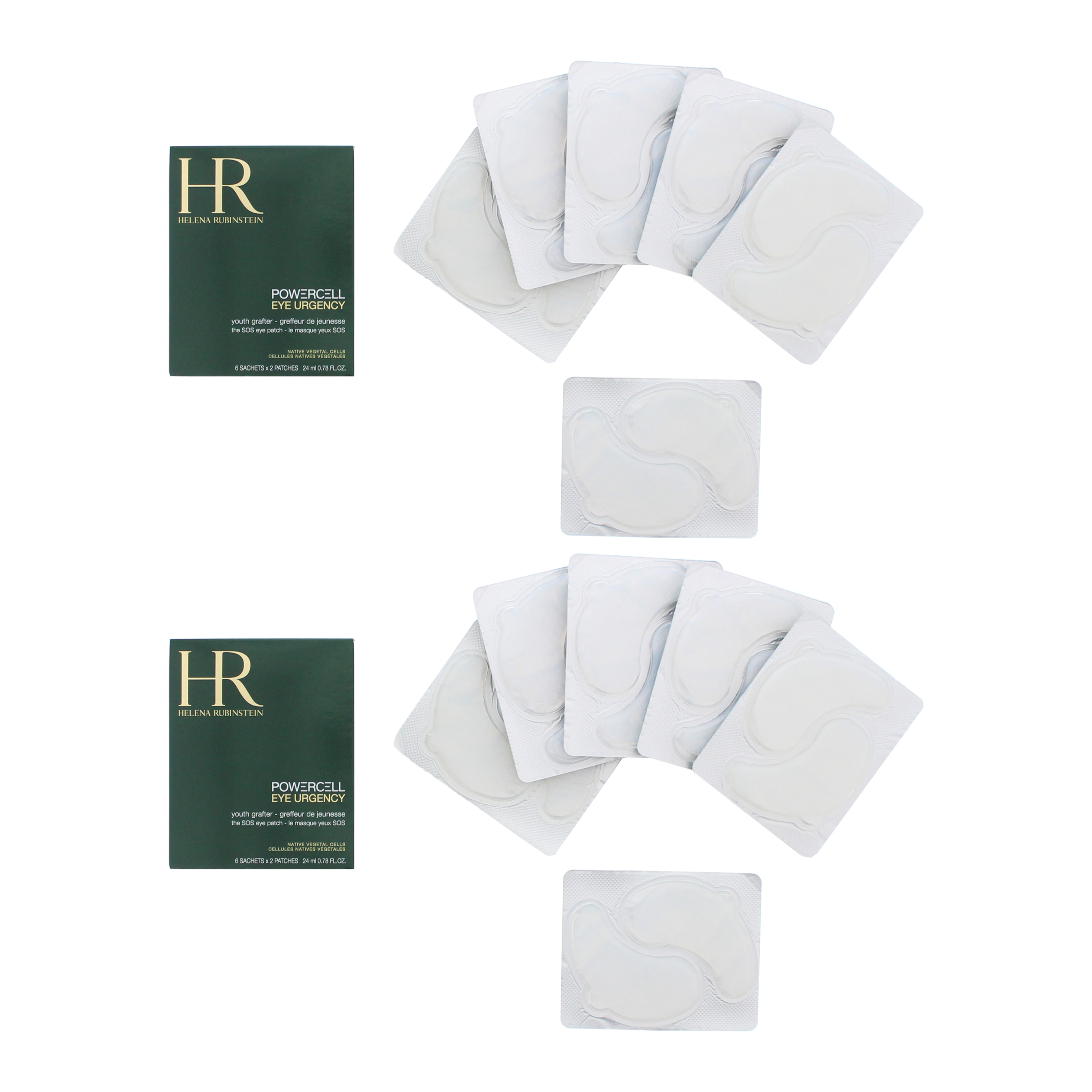 Helena Rubinstein Womens Powercell Eye Urgency Eye Patches 6 Sachets x 2 x 2 - NA - One Size