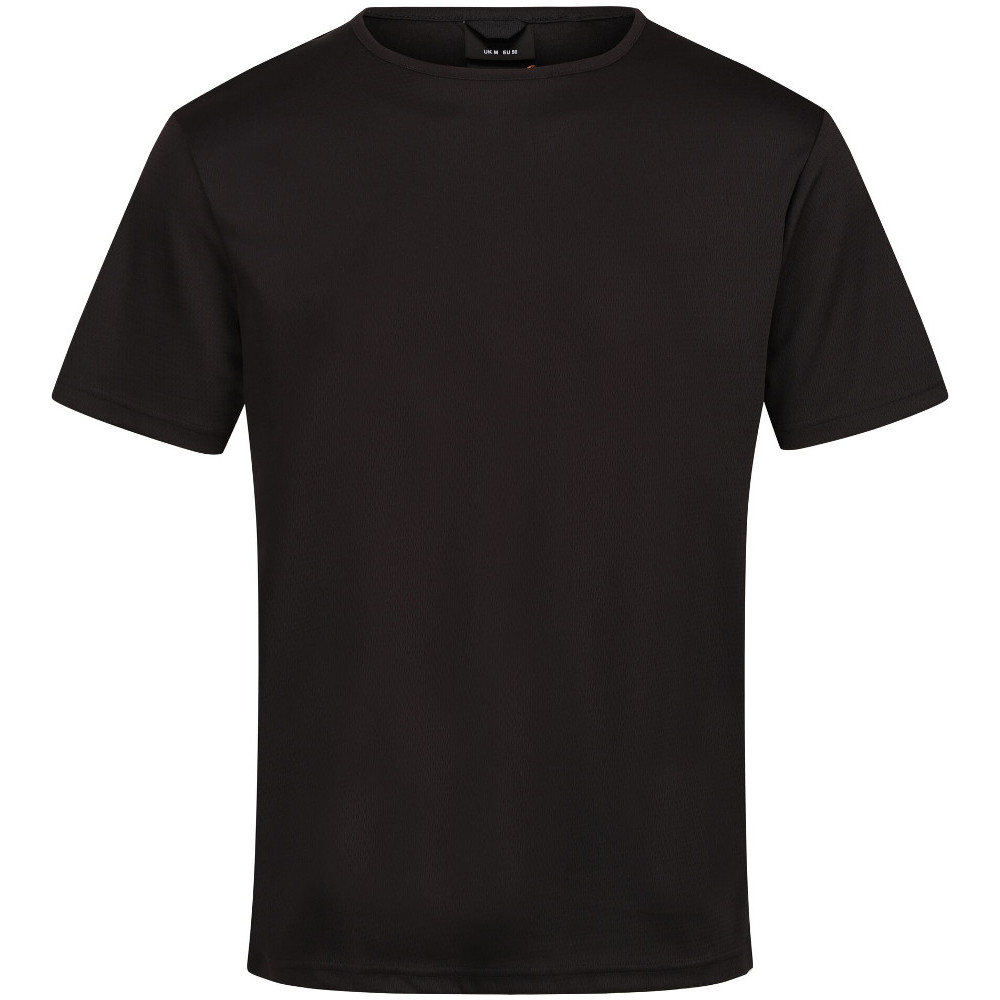 Regatta Professional Mens Pro Wicking Reflective T Shirt - Black - Size 2XL