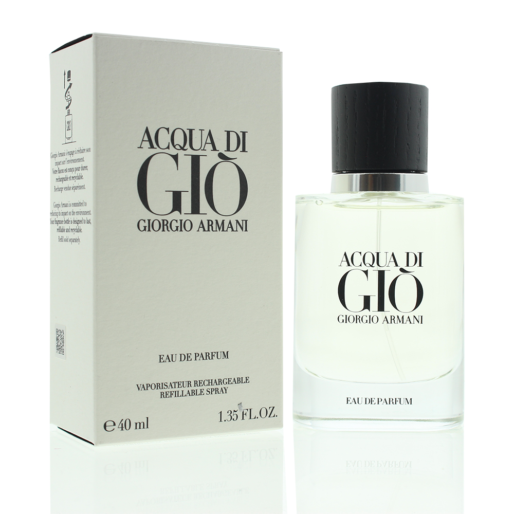 Giorgio Armani Mens Acqua Di Giò Refillable Eau de Parfum 40ml - One Size