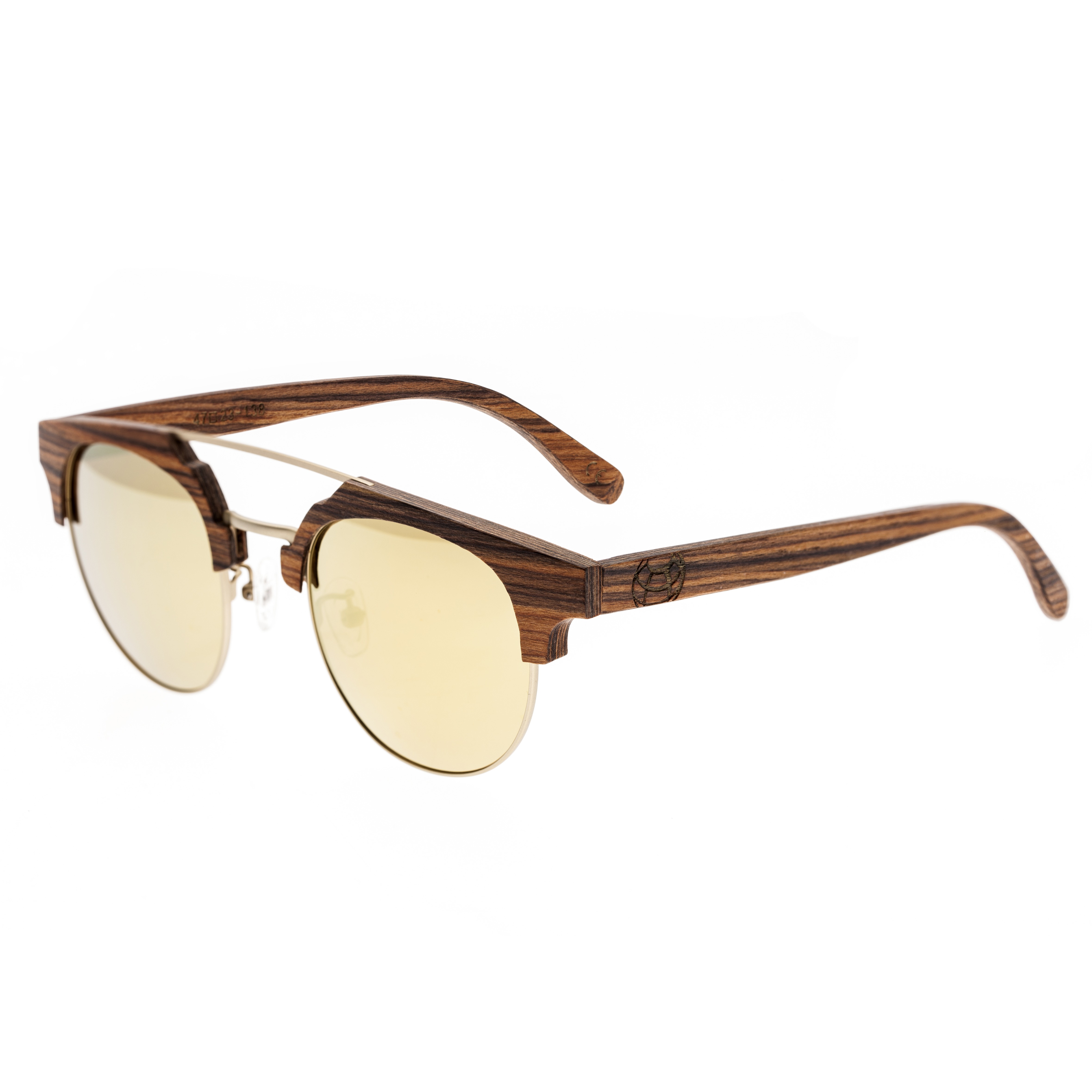 Earth Wood Unisex Kai Polarized Sunglasses - Brown - One Size