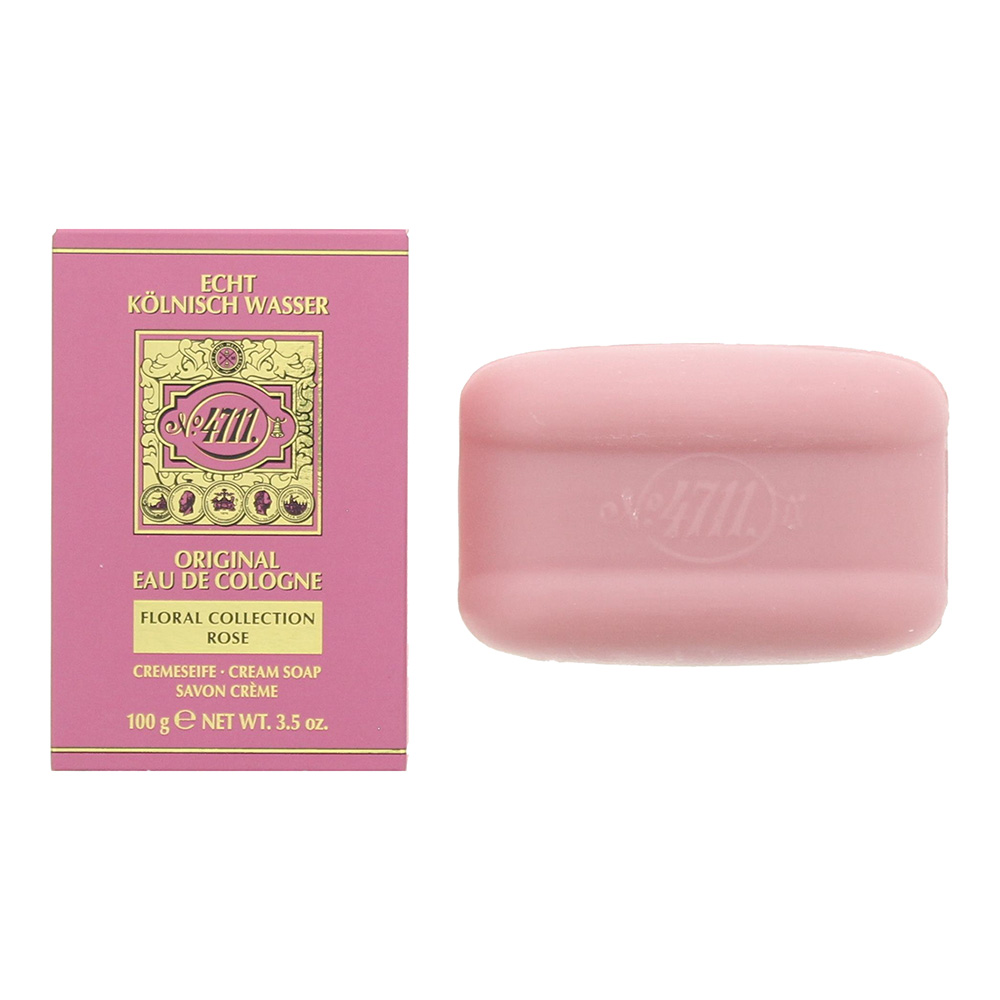 4711 Unisex Floral Collection Rose Cream Soap 100g - One Size