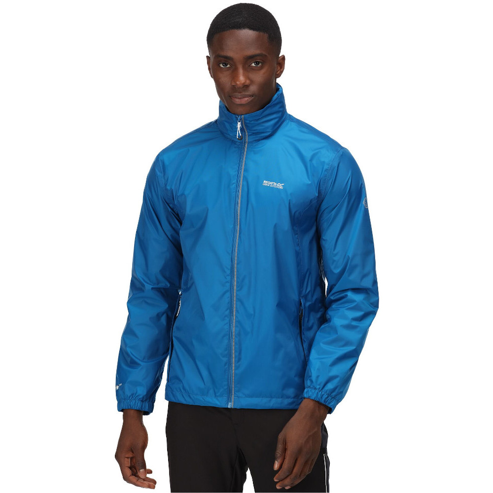 Regatta Mens Lyle IV Waterproof Breathable Packable Jacket Coat - Blue Polyamide - Size 2XL