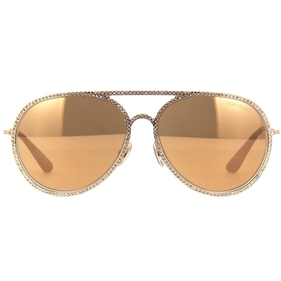 Tom Ford Womens FT0728 28G Antibes Gold Sunglasses material_metal1 - One Size