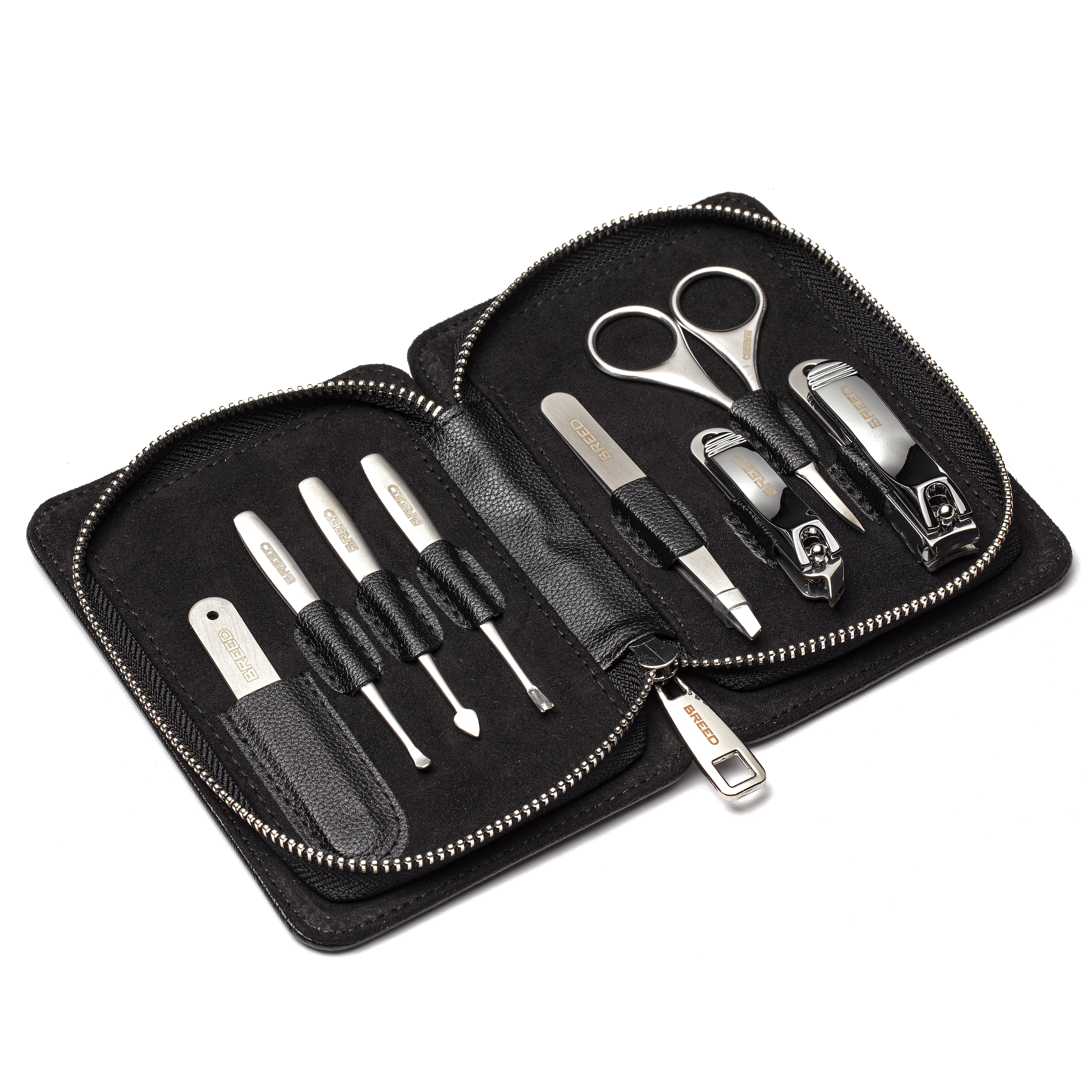 Breed Mens Katana 8 Piece Surgical Steel Groom Kit - NA - One Size