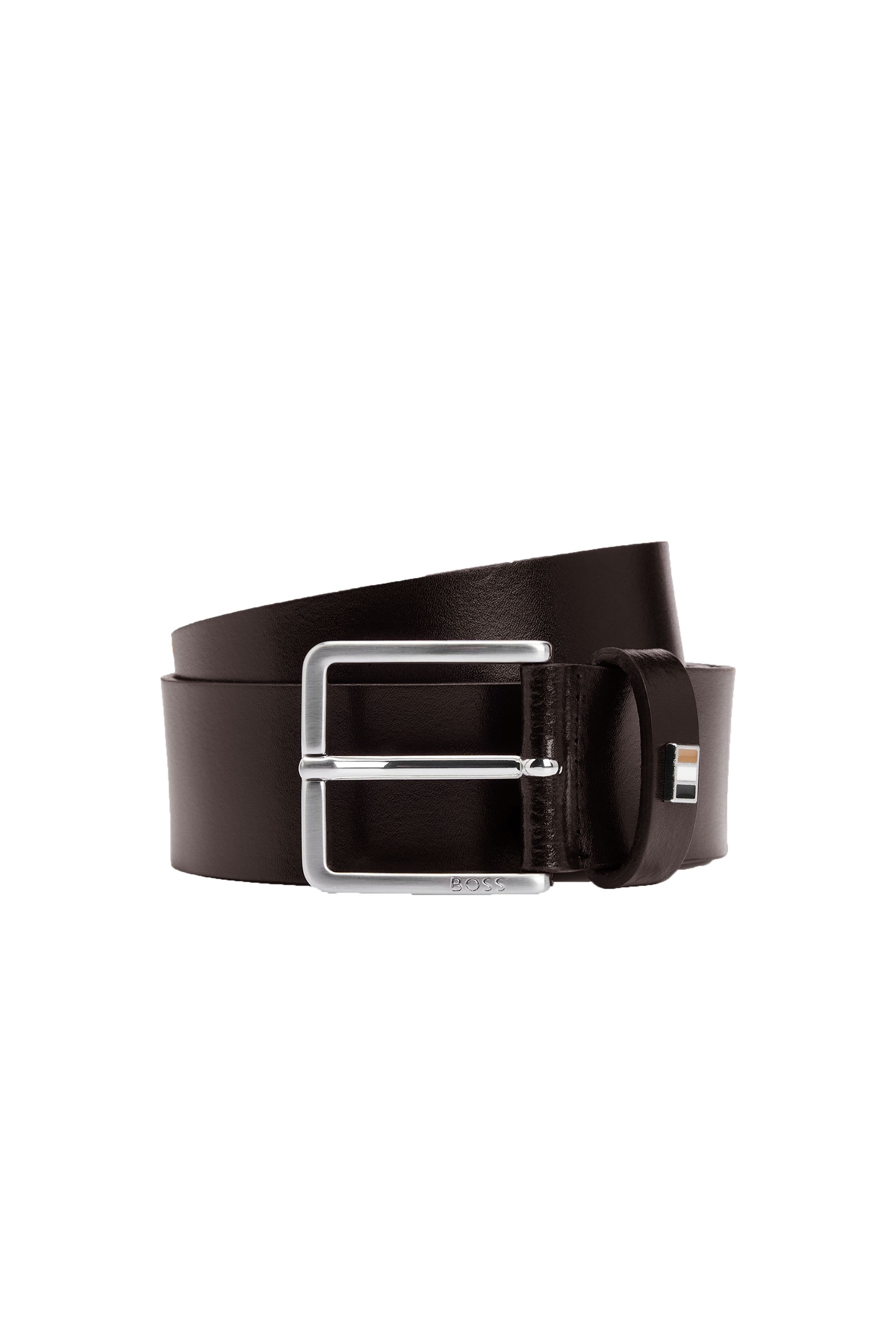 Boss Mens Ther-flag-e_sz35 Belt Dark Brown - Size 32 (Waist)