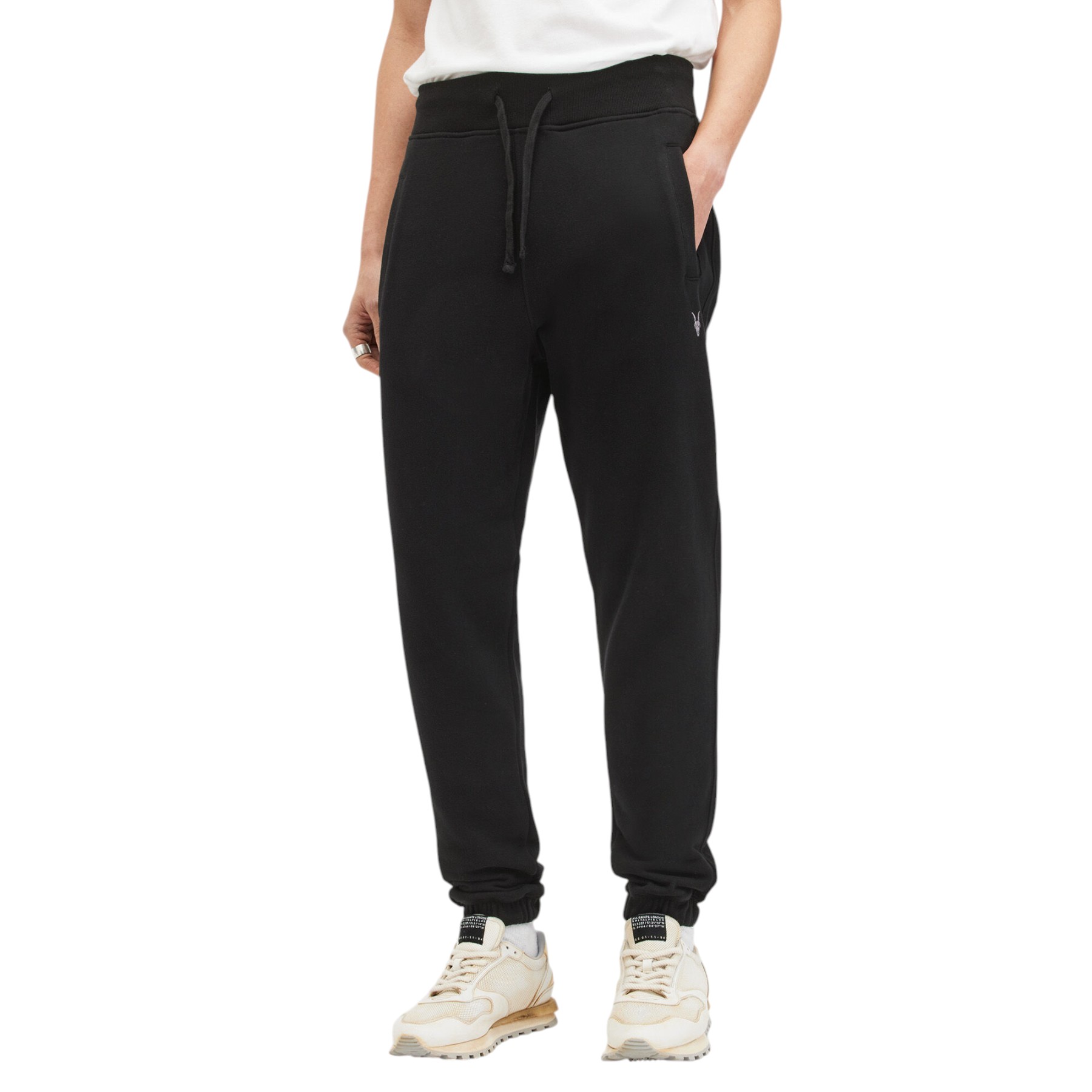 All Saints Raven Mens Slim Fit Sweatpants - Black - Size 2XL