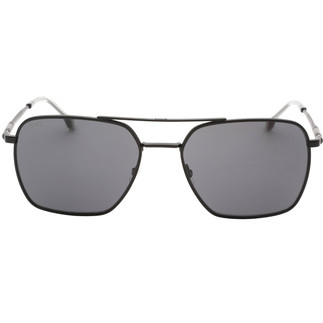 Hugo Boss Unisex 1414 0003 IR Black Sunglasses Metal - One Size