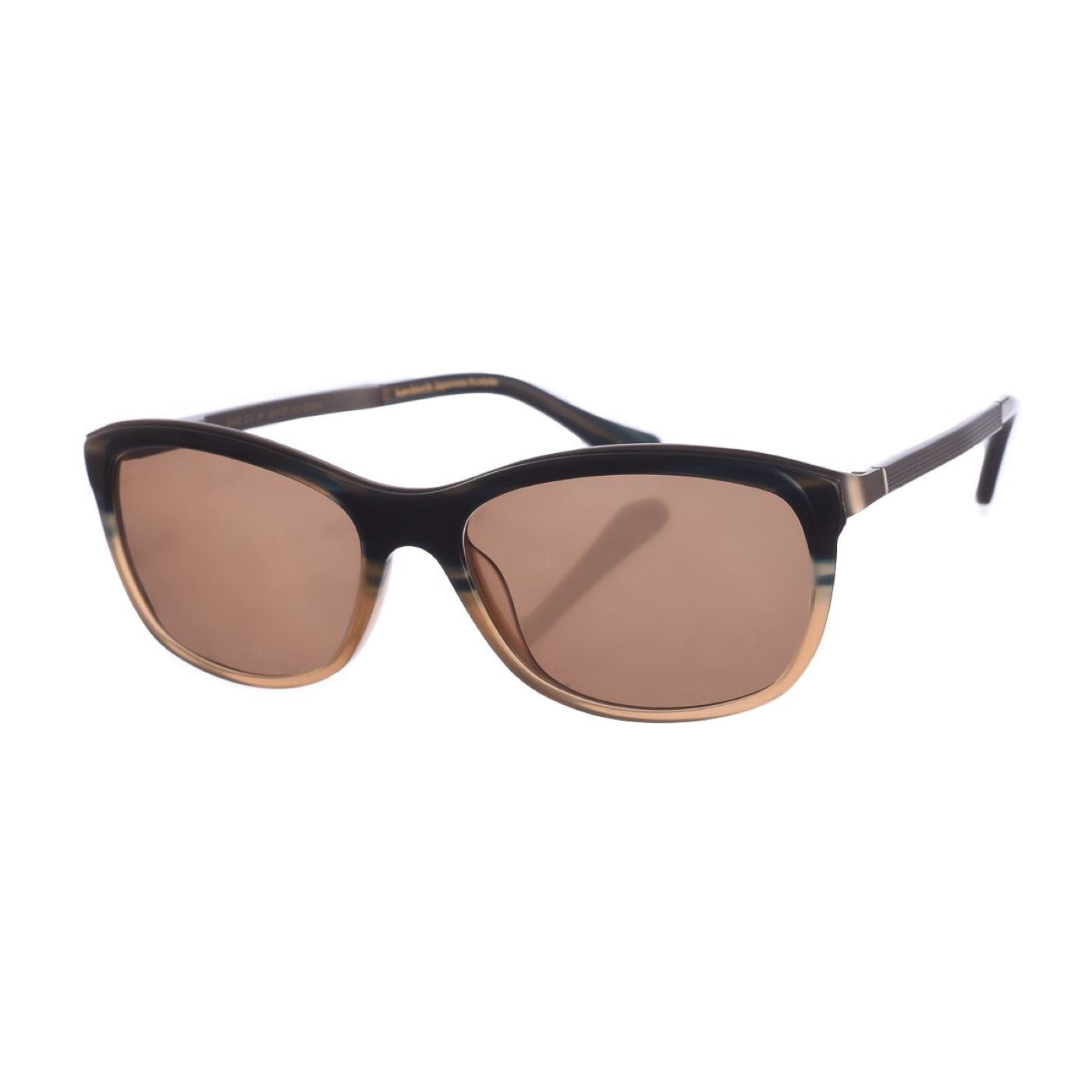 Zen Womens Square-shaped acetate and metal sunglasses Z432 women - Brown - One Size