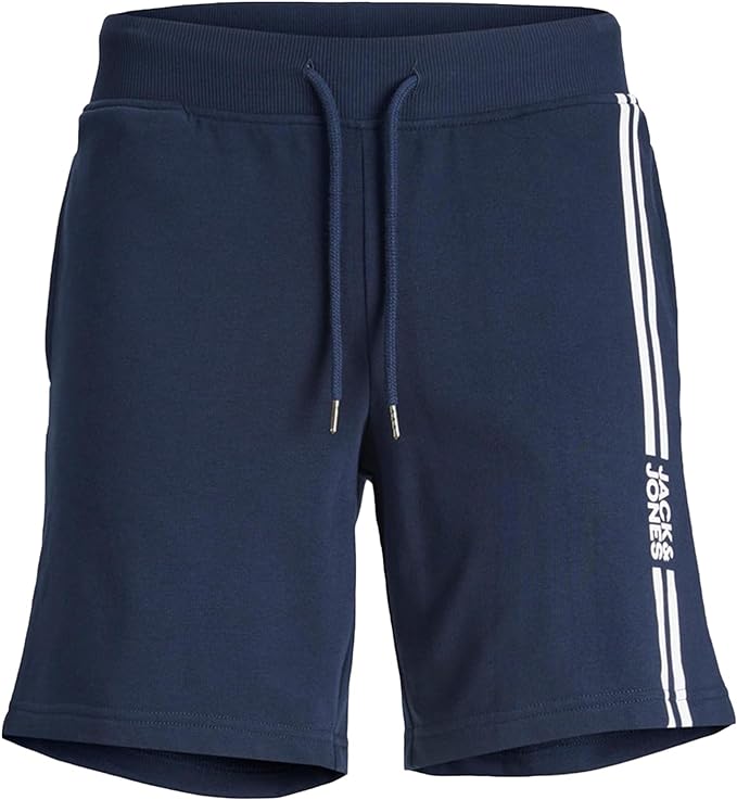 Jack & Jones Mens Men’s Shorts Training Running Sweat - Navy - Size Large