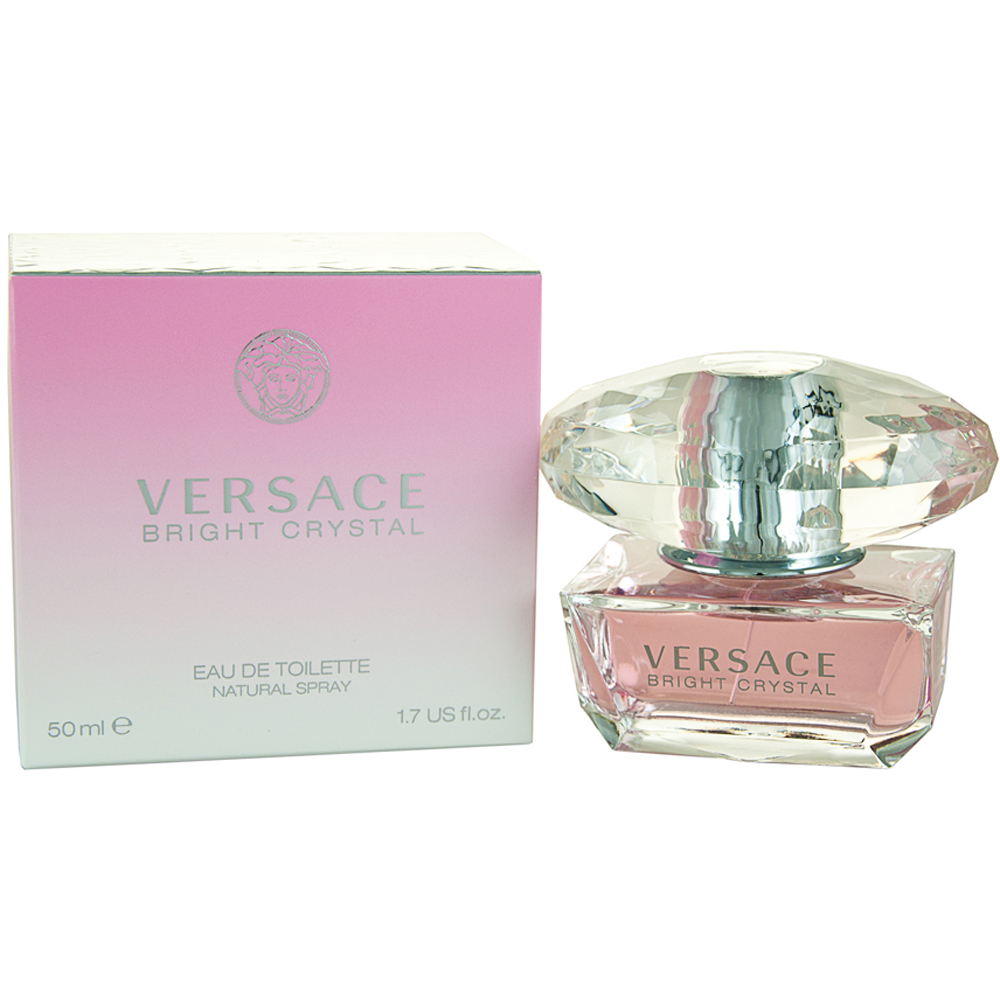 Versace Womens Bright Crystal Eau de Toilette 50ml Spray For Her - NA - One Size