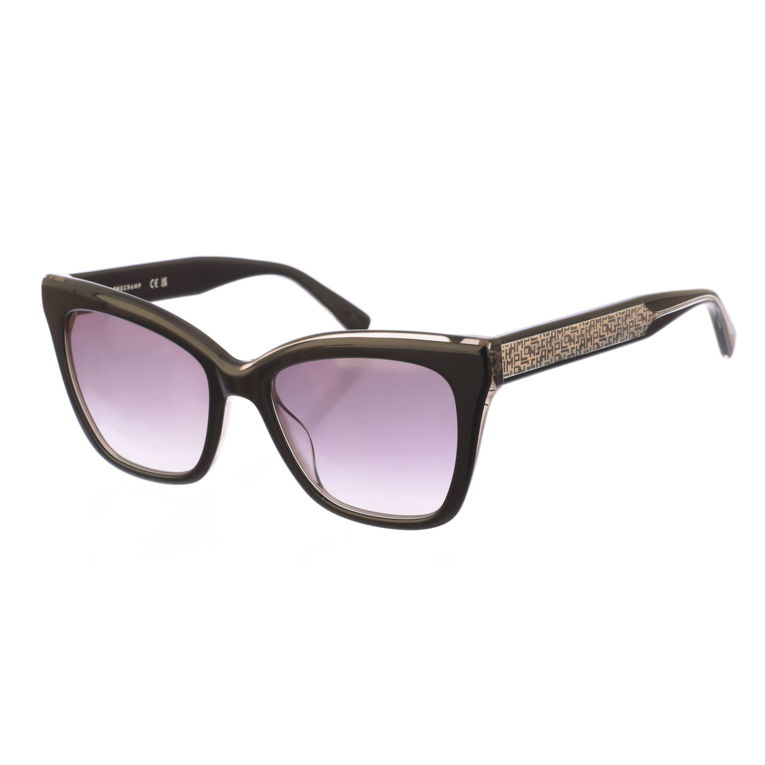 Longchamp Womens Butterfly Shaped Acetate Sunglasses LO699S Women - Black - One Size