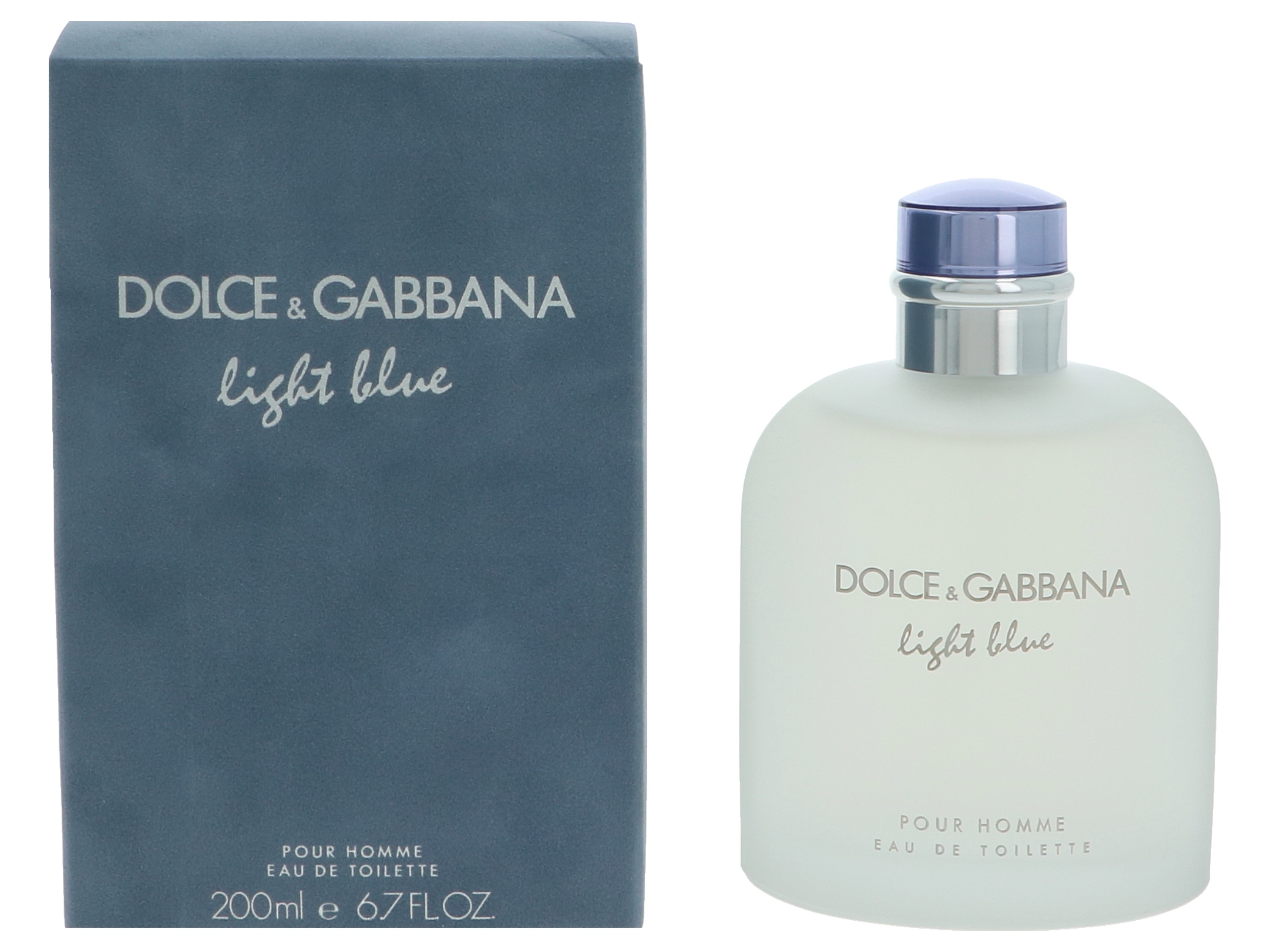 Dolce & Gabbana Mens Light Blue Pour Homme Eau de Toilette 200ml Spray - One Size