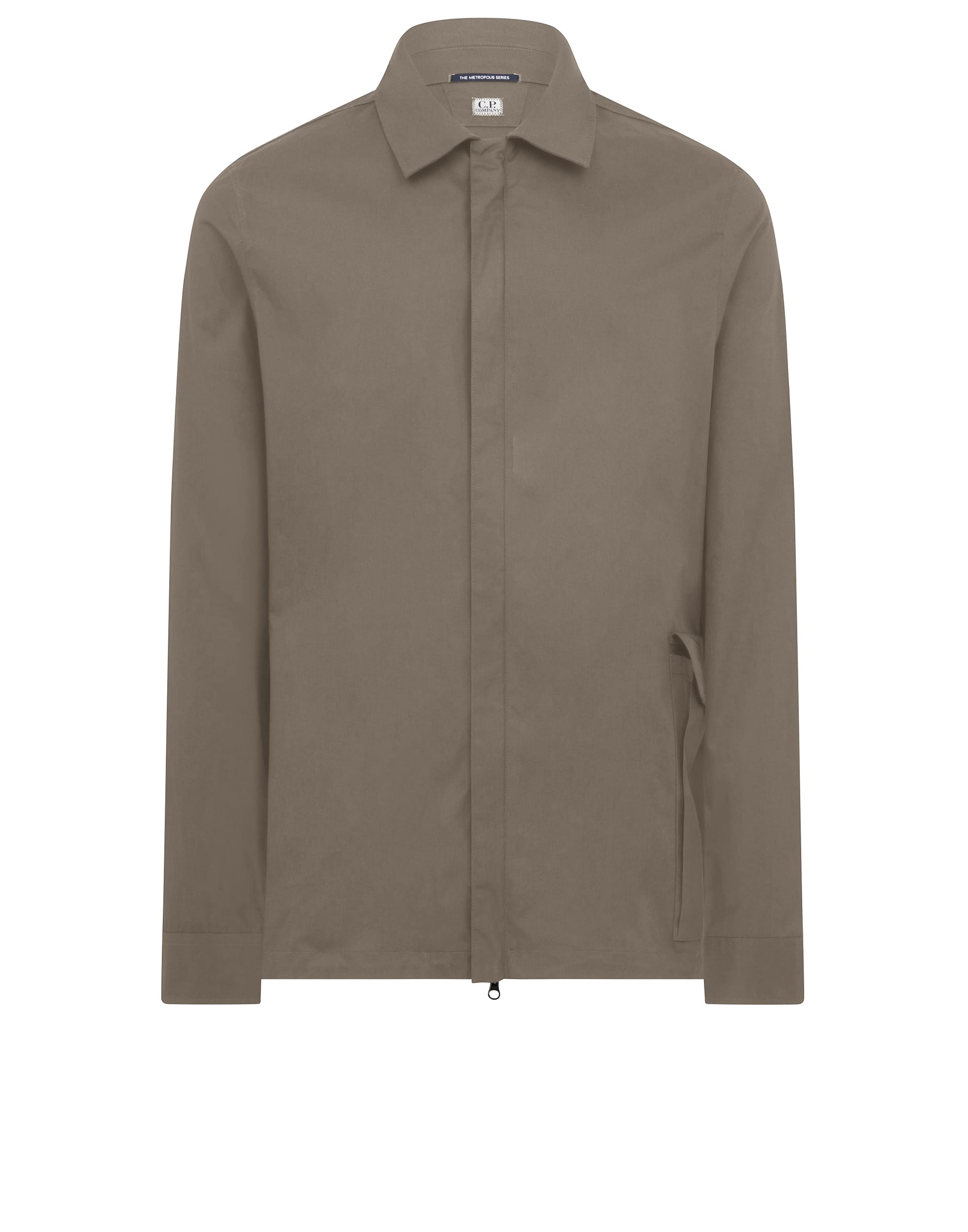 C.P. Company Mens Metropolis Series Gabardine Overshirt in Beige material_cotton - Size X-Small