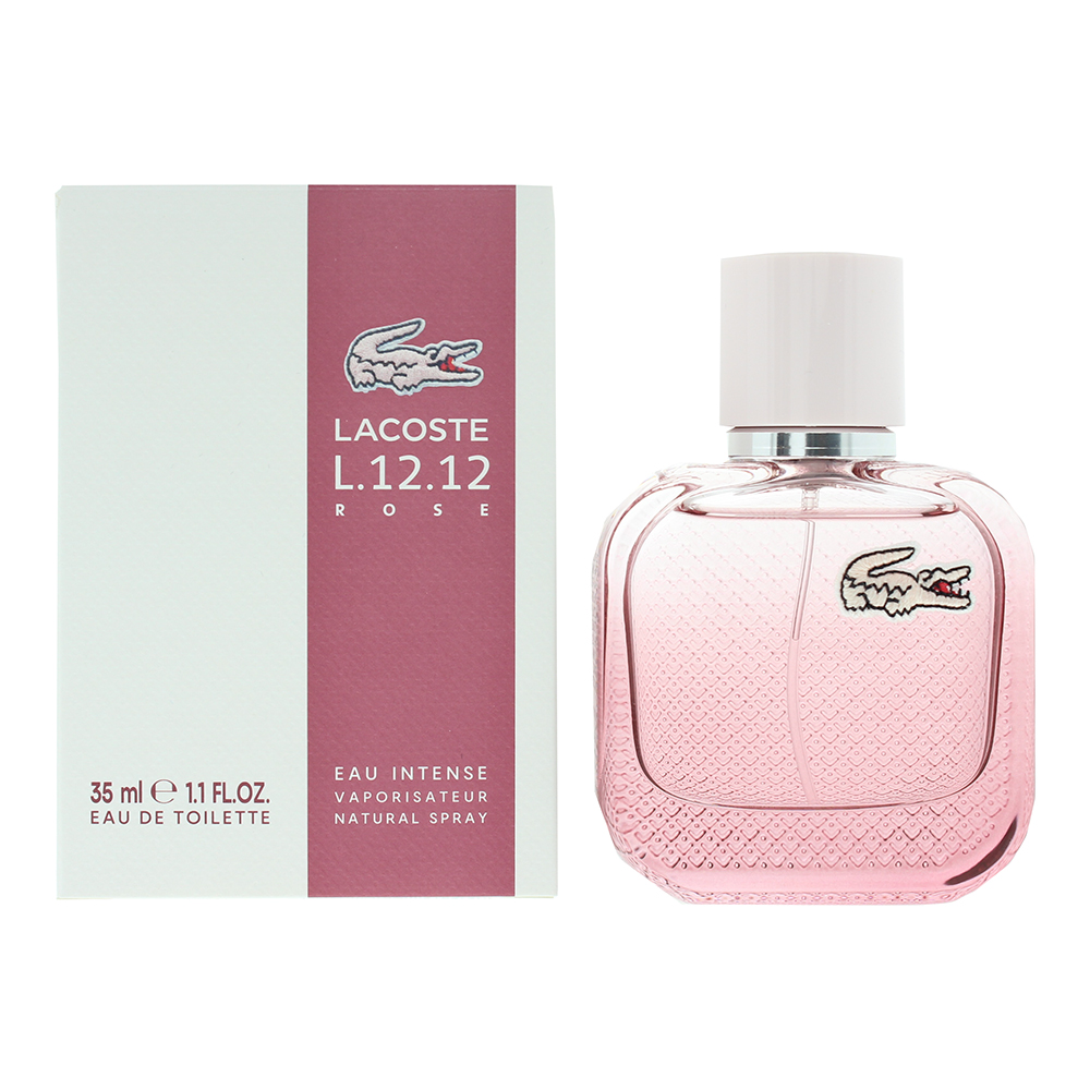 Lacoste Womens Eau De L.12.12 Rose Eau Intense Eau de Toilette 35ml - One Size