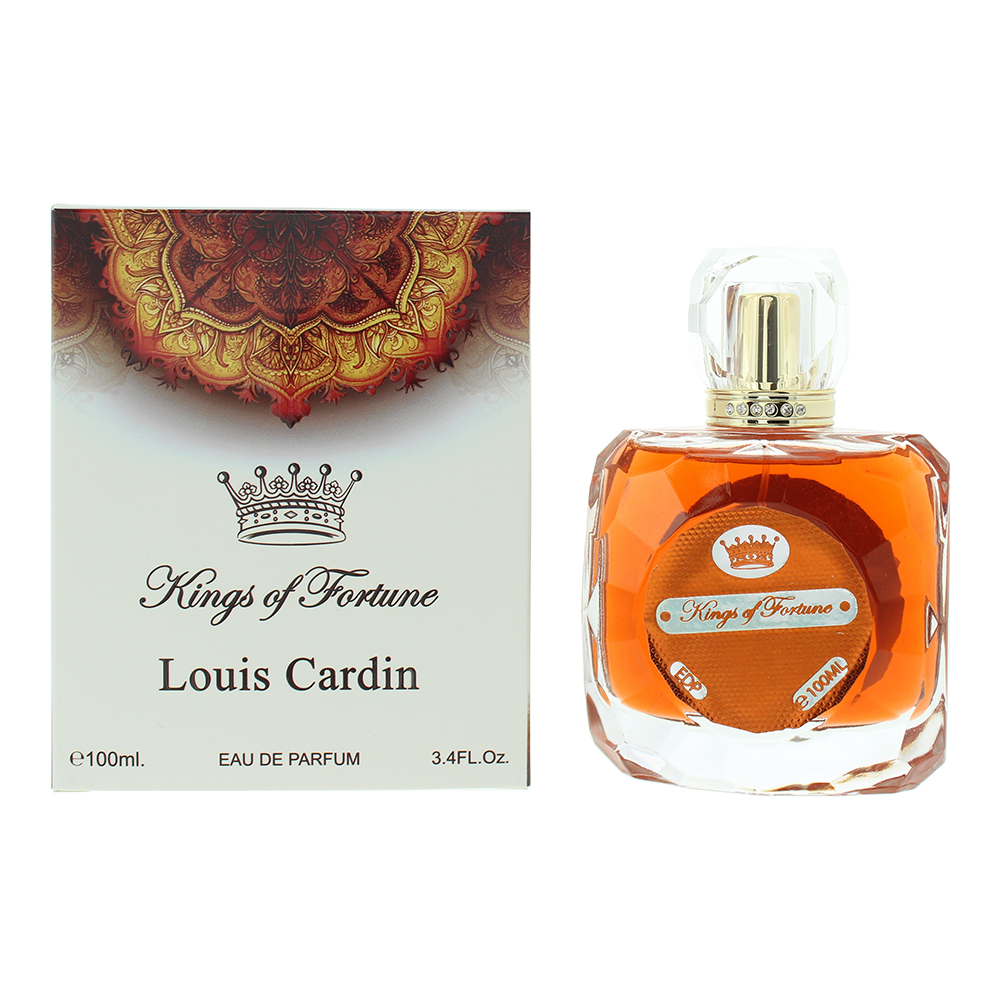 Louis Cardin Mens Kings Of Fortune Eau de Parfum 100ml Spray for Him - One Size