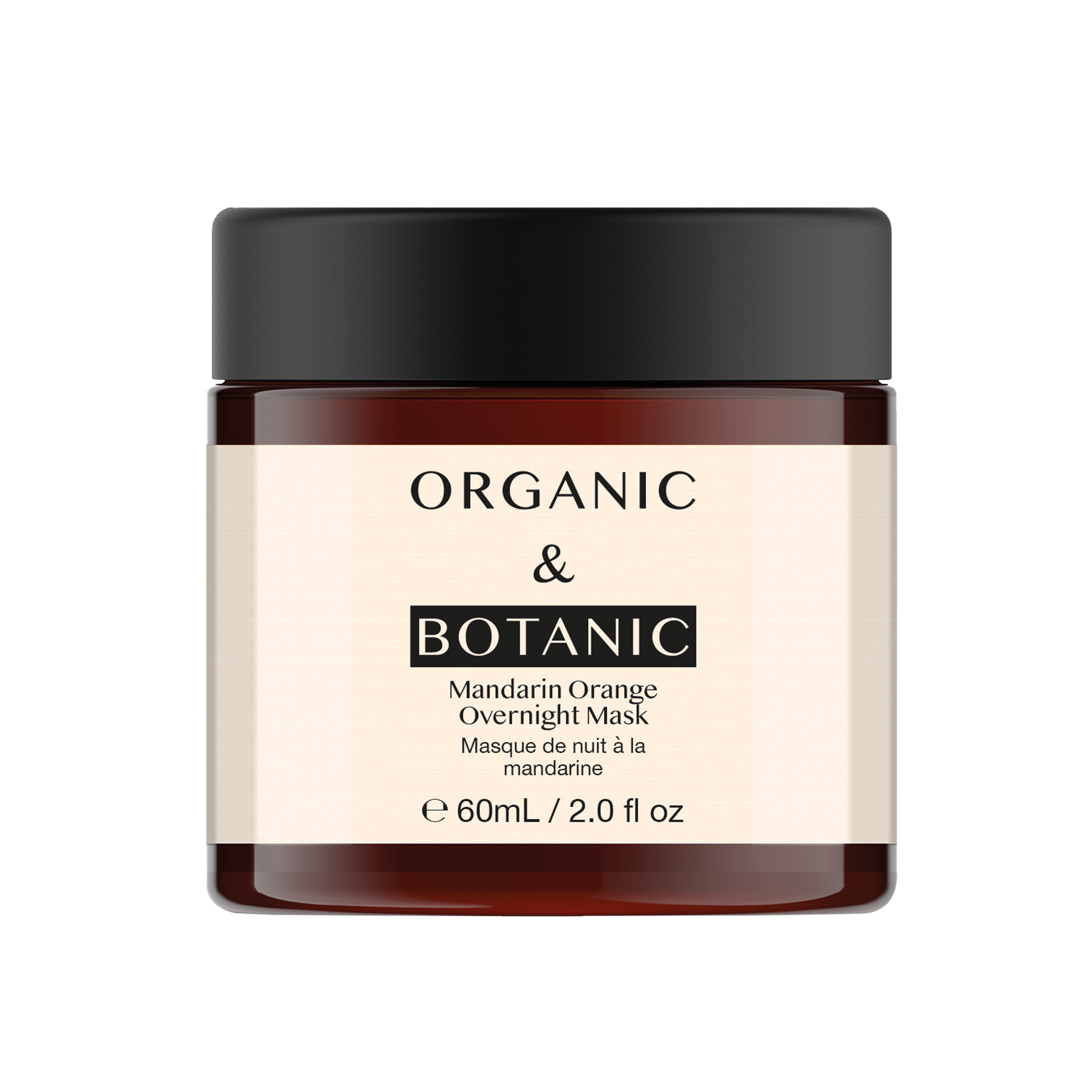 Organic & Botanic Unisex Mandarin Orange Overnight Mask 60ml - One Size