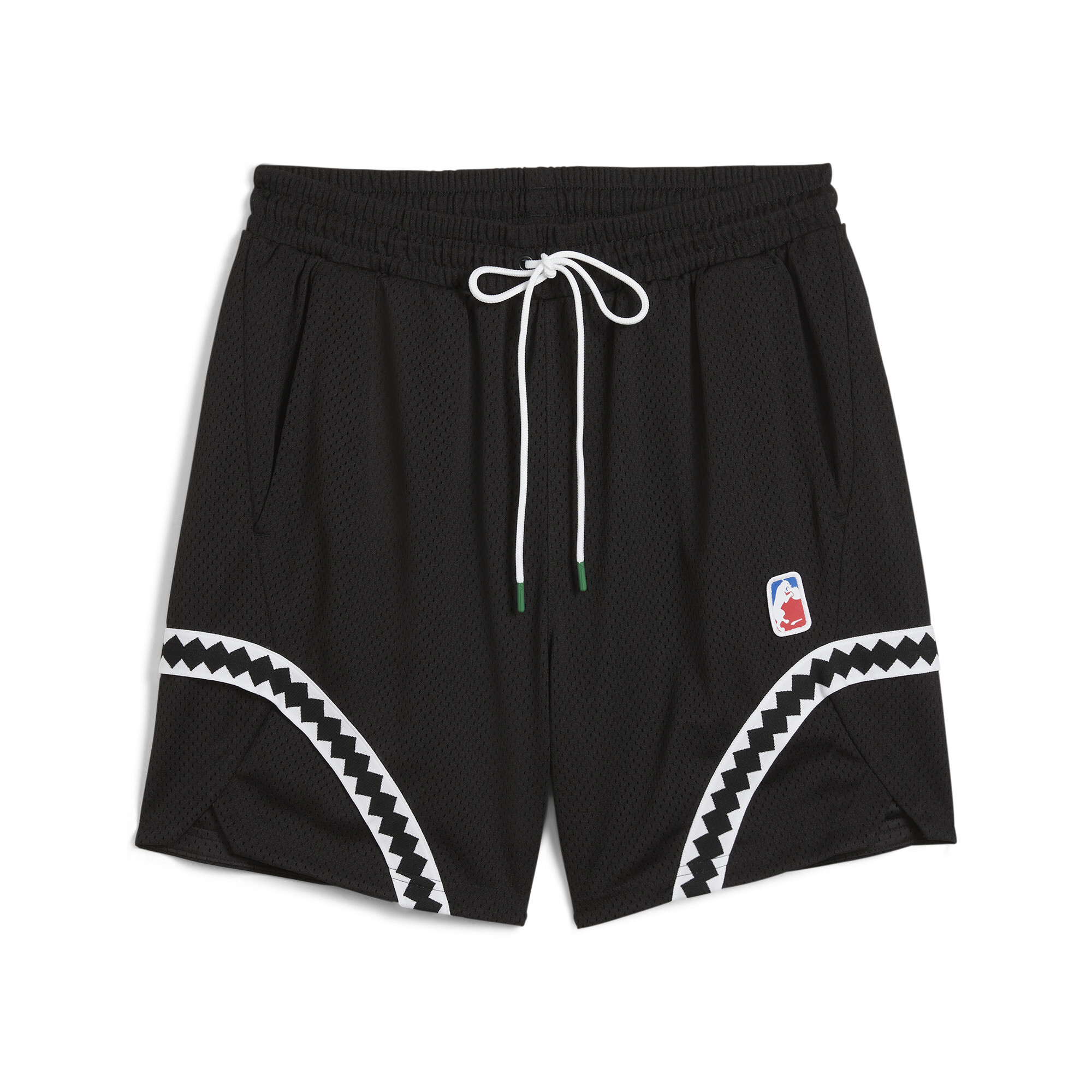 Puma Mens Crowd Craze Mesh Basketball Shorts - Black - Size X-Large