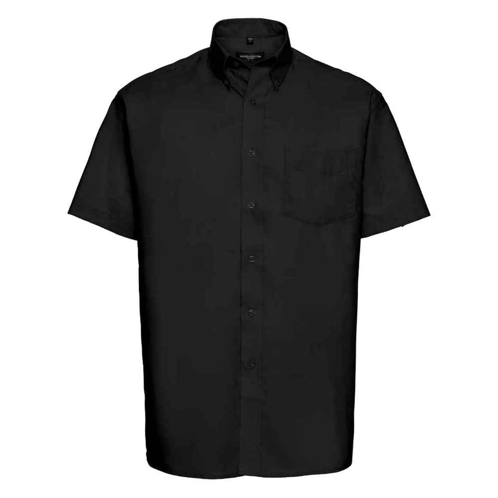 Russell Athletic Collection Mens Oxford Formal Shirt (Black) - Size 18.5 inch