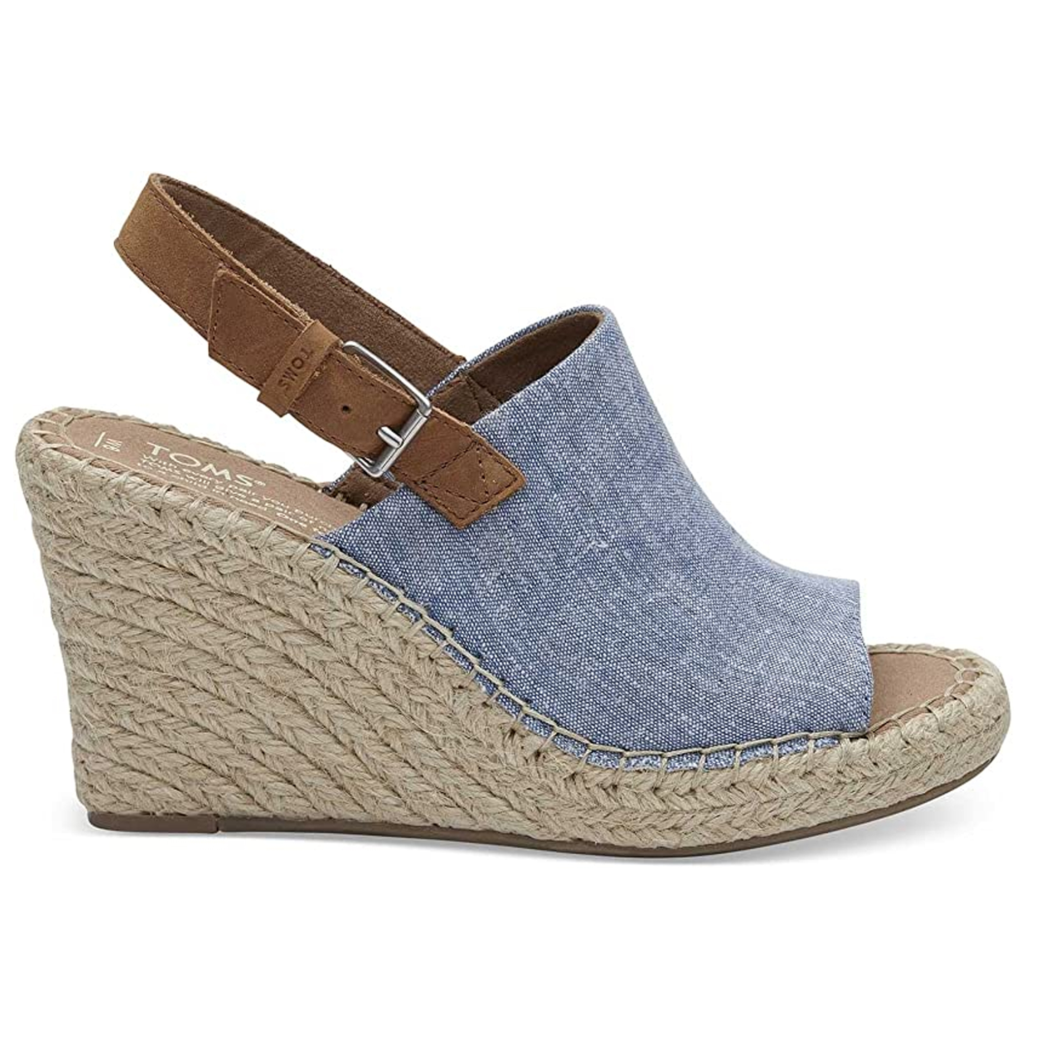 Toms Monica Blue Womens Sandals - Size UK 9