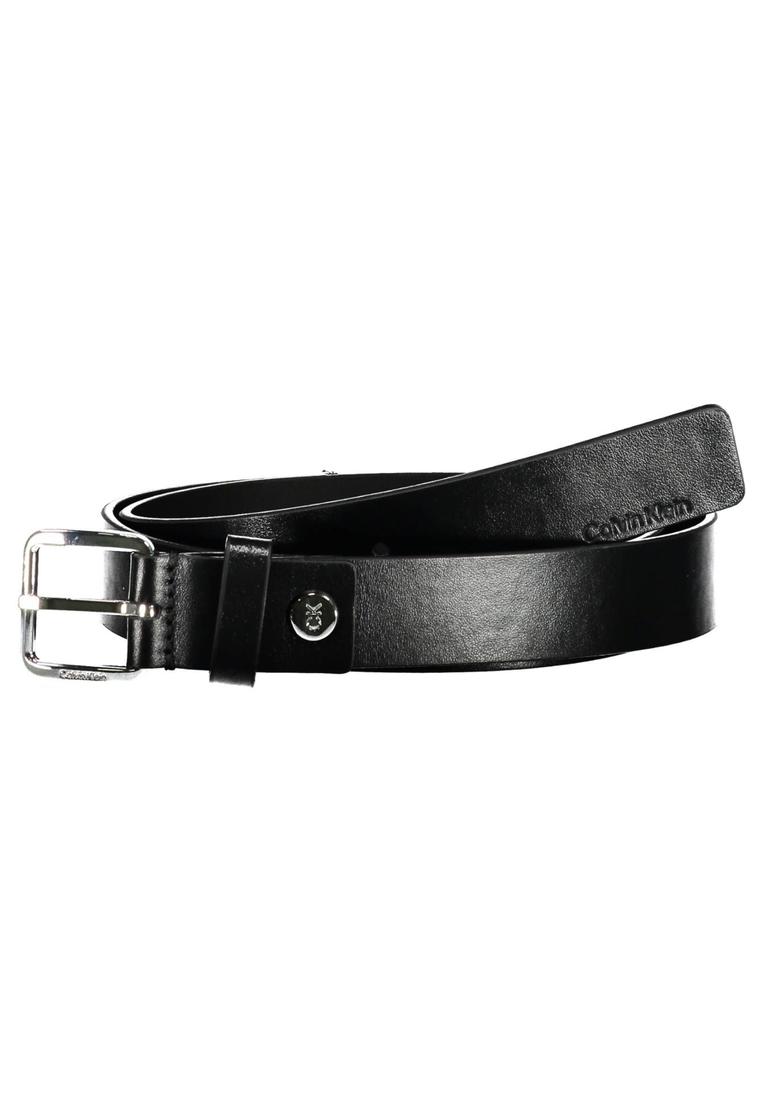 Calvin Klein Mens Black Leather Belt - Size 95 cm